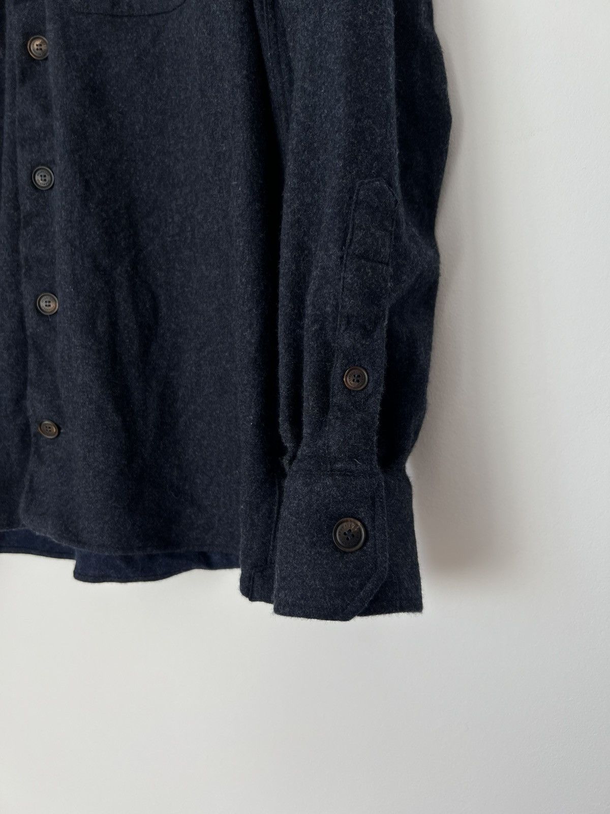 Brunello Cucinelli Brunello Cucinelli Virgin Wool Overshirt Size M Size US M / EU 48-50 / 2 - 7 Thumbnail