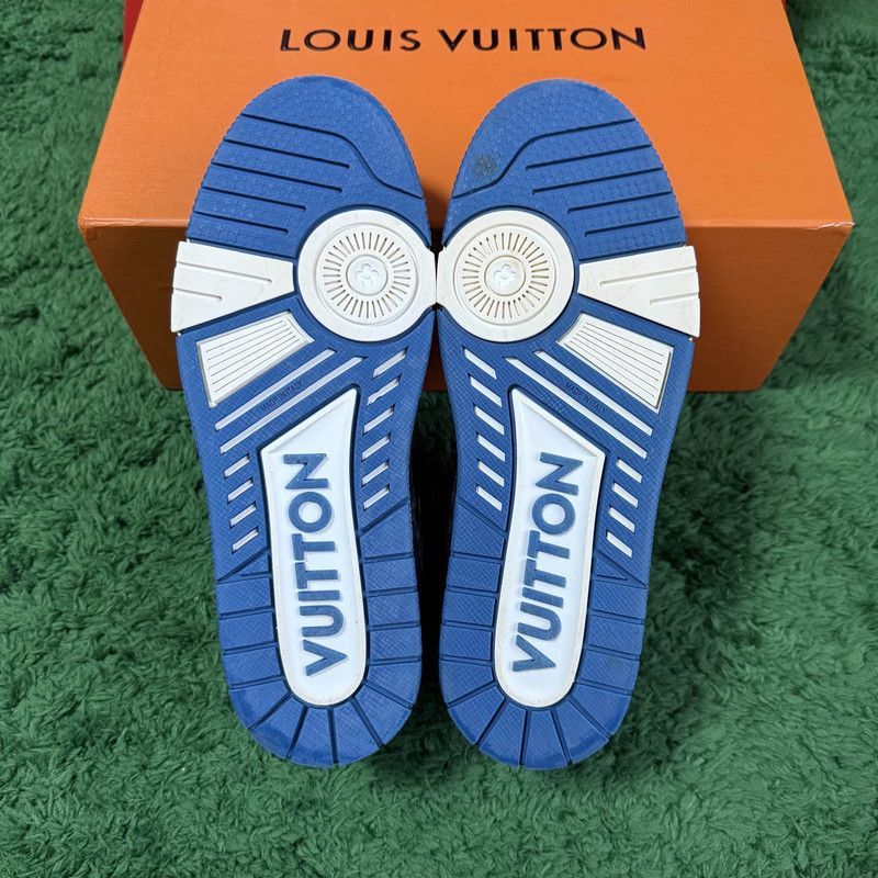 Louis Vuitton Louis Vuitton Denim Low-Top Fashion Sneakers -2508 Size US 8 / IT 38 - 3 Thumbnail