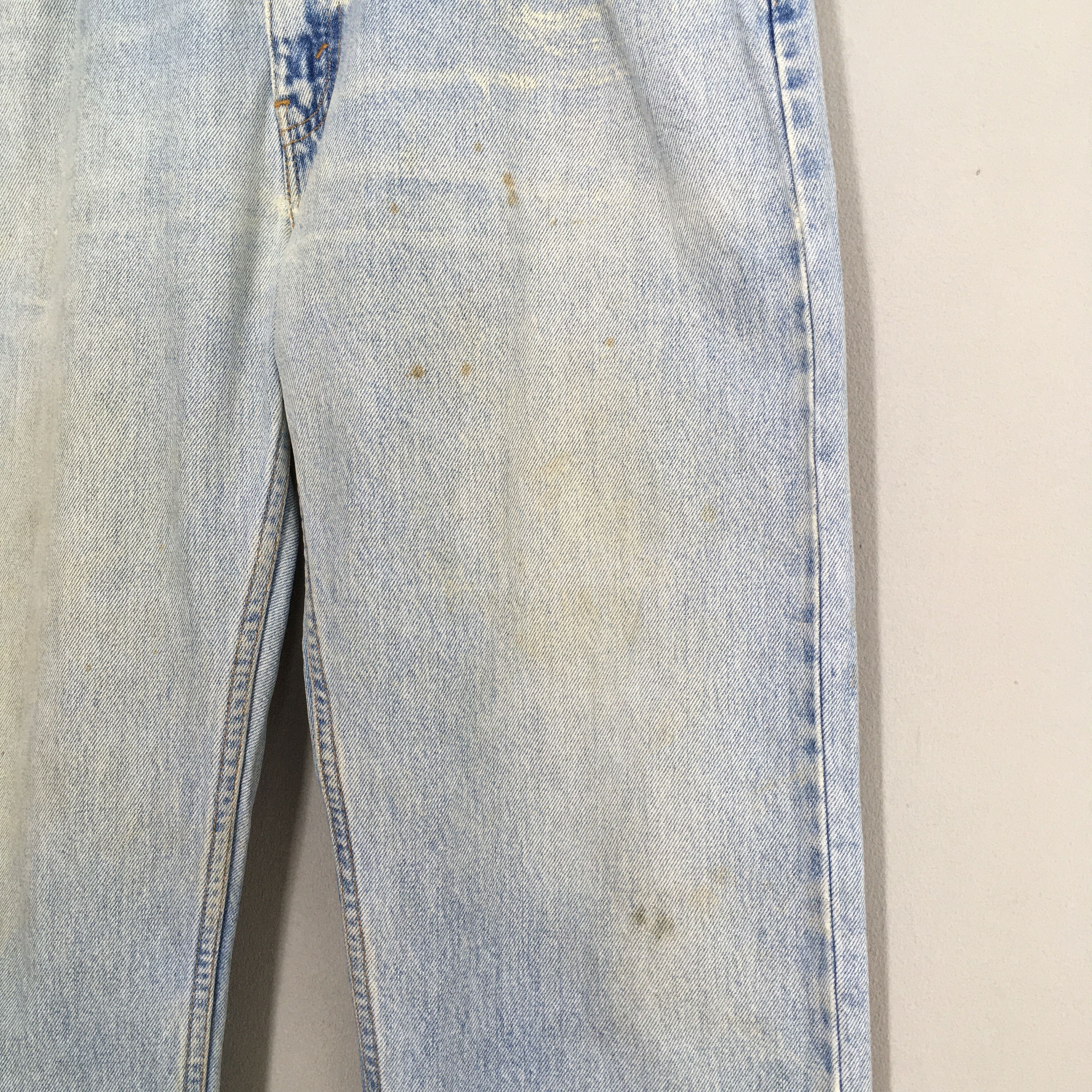 Levi's Size 36x31 Vintage Levis 505 Pale Blue Jeans S822 Size US 36 / EU 52 - 5 Thumbnail