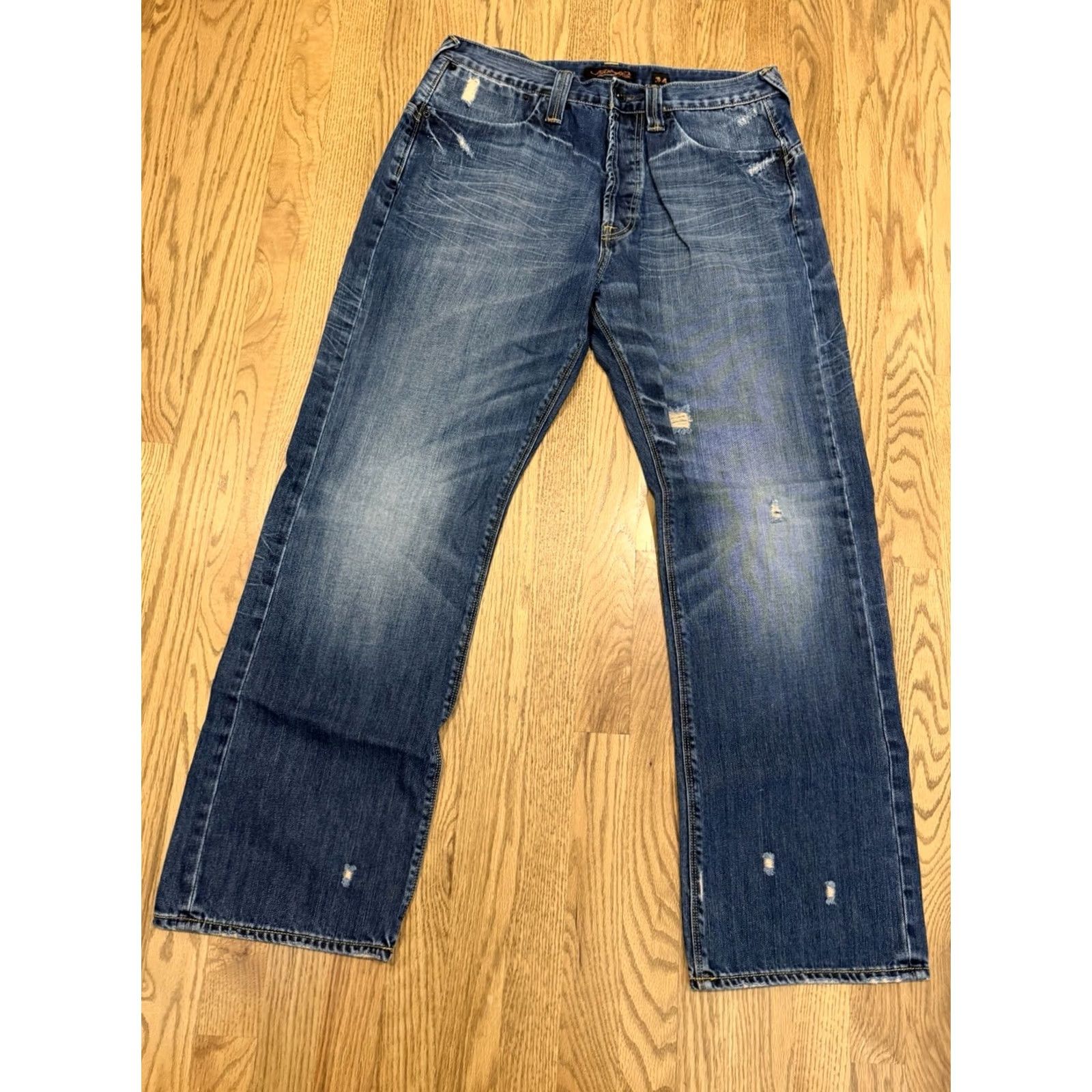 Ed Hardy Ed Hardy Christian Audigier Denim Jeans Men’s 34x32 Fits 34x30.5 Flap Pockets Size US 34 / EU 50 - 4 Thumbnail