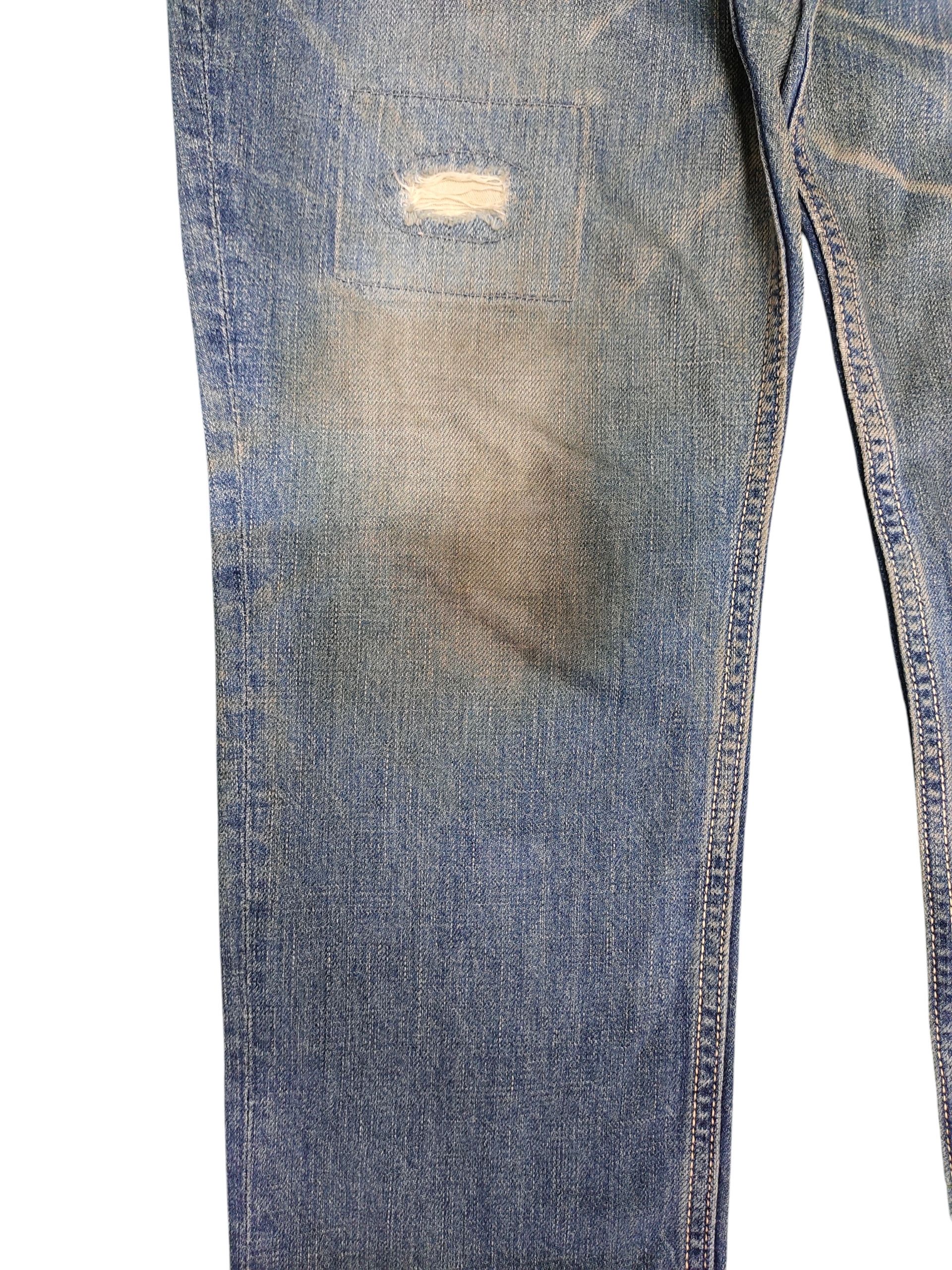 Kapital Domingo Owleye Japan Patchwork Dirty Clawmark Distress Jeans Size US 31 - 4 Thumbnail