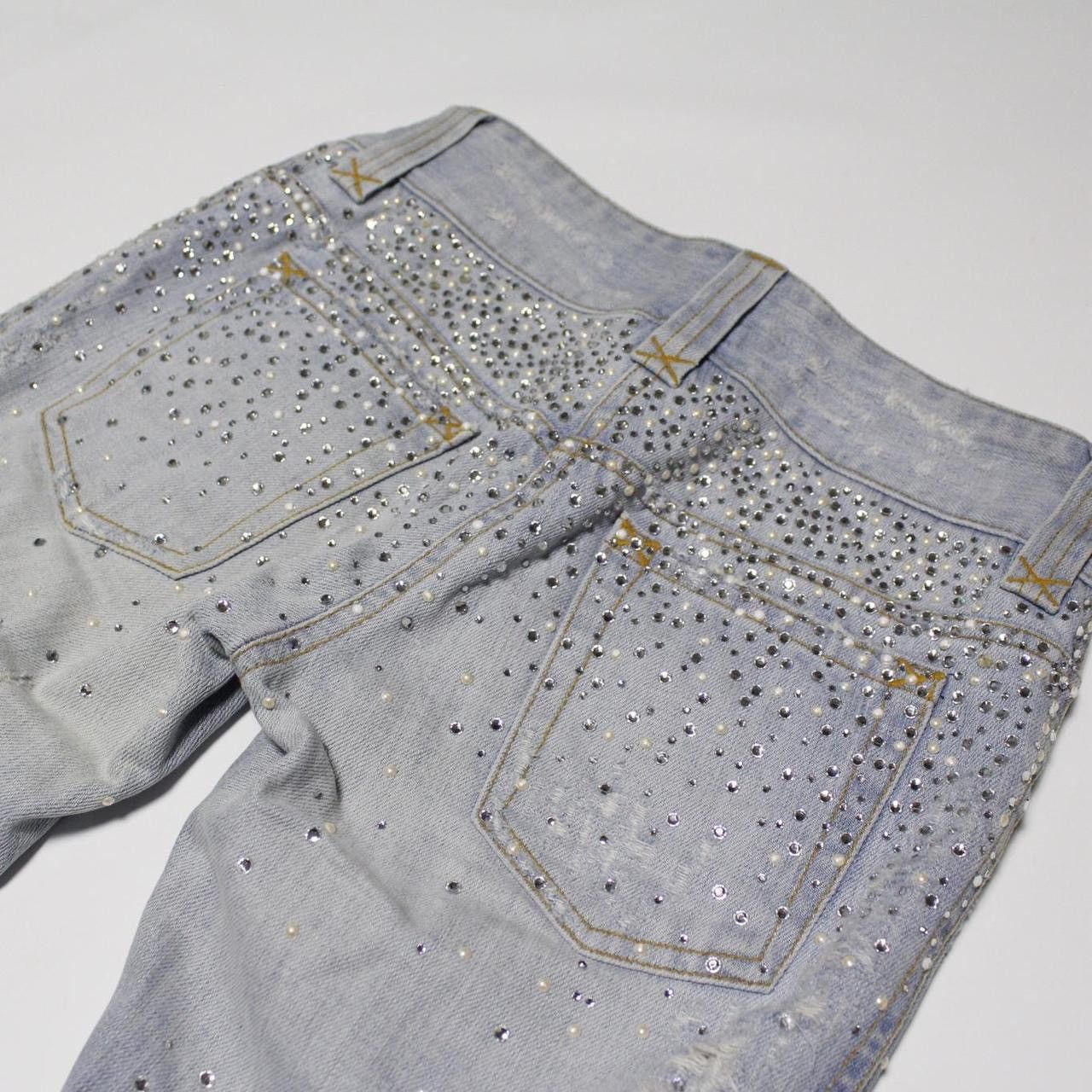 Dolce & Gabbana DOLCE & GABBANA SWAROVSKI JEANS Size 26" / US 2 / IT 38 - 5 Thumbnail