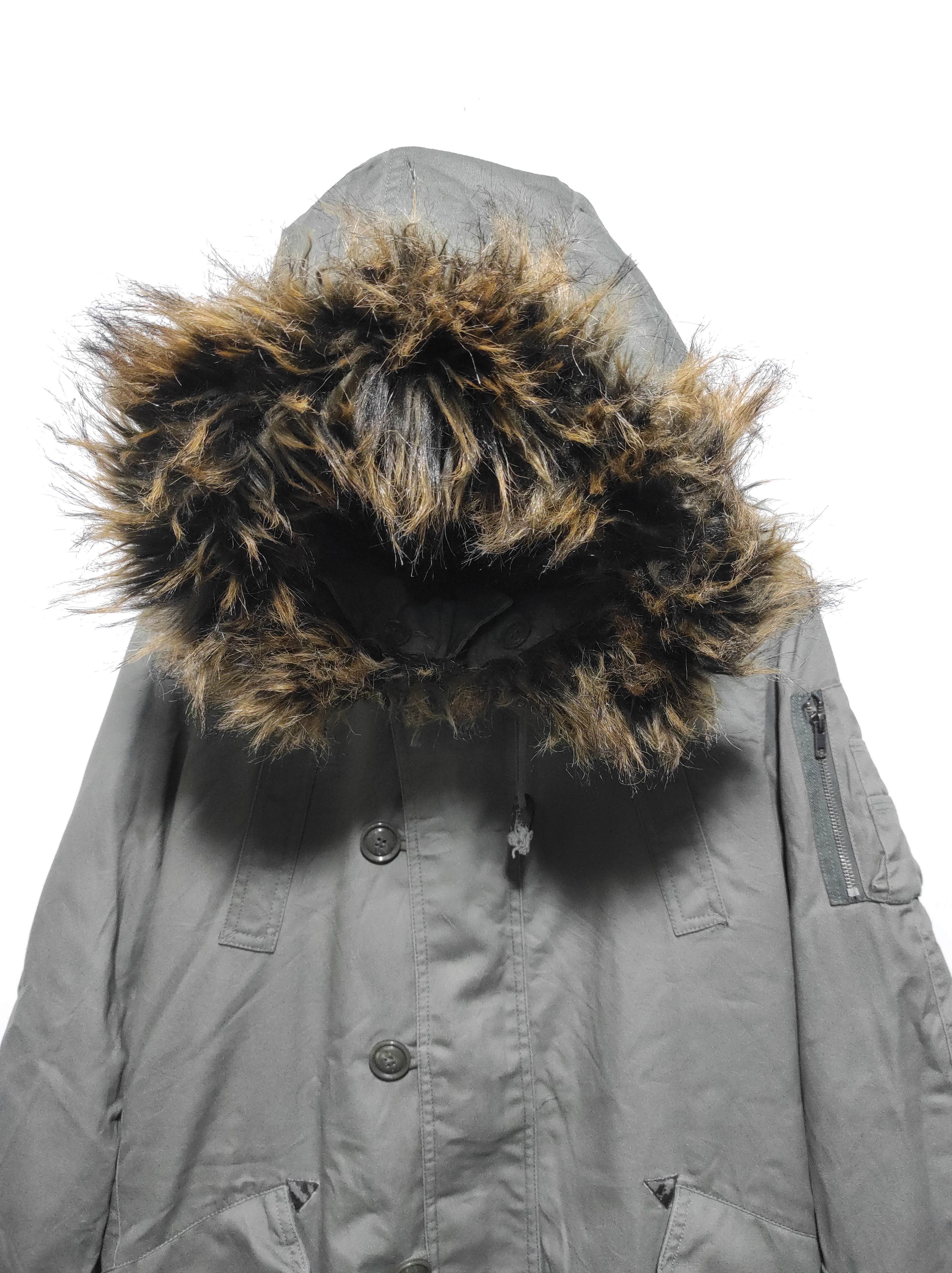 Japanese Brand Rush Hour zip fur hoodie parka Jacket LGB style Size US L / EU 52-54 / 3 - 3 Thumbnail
