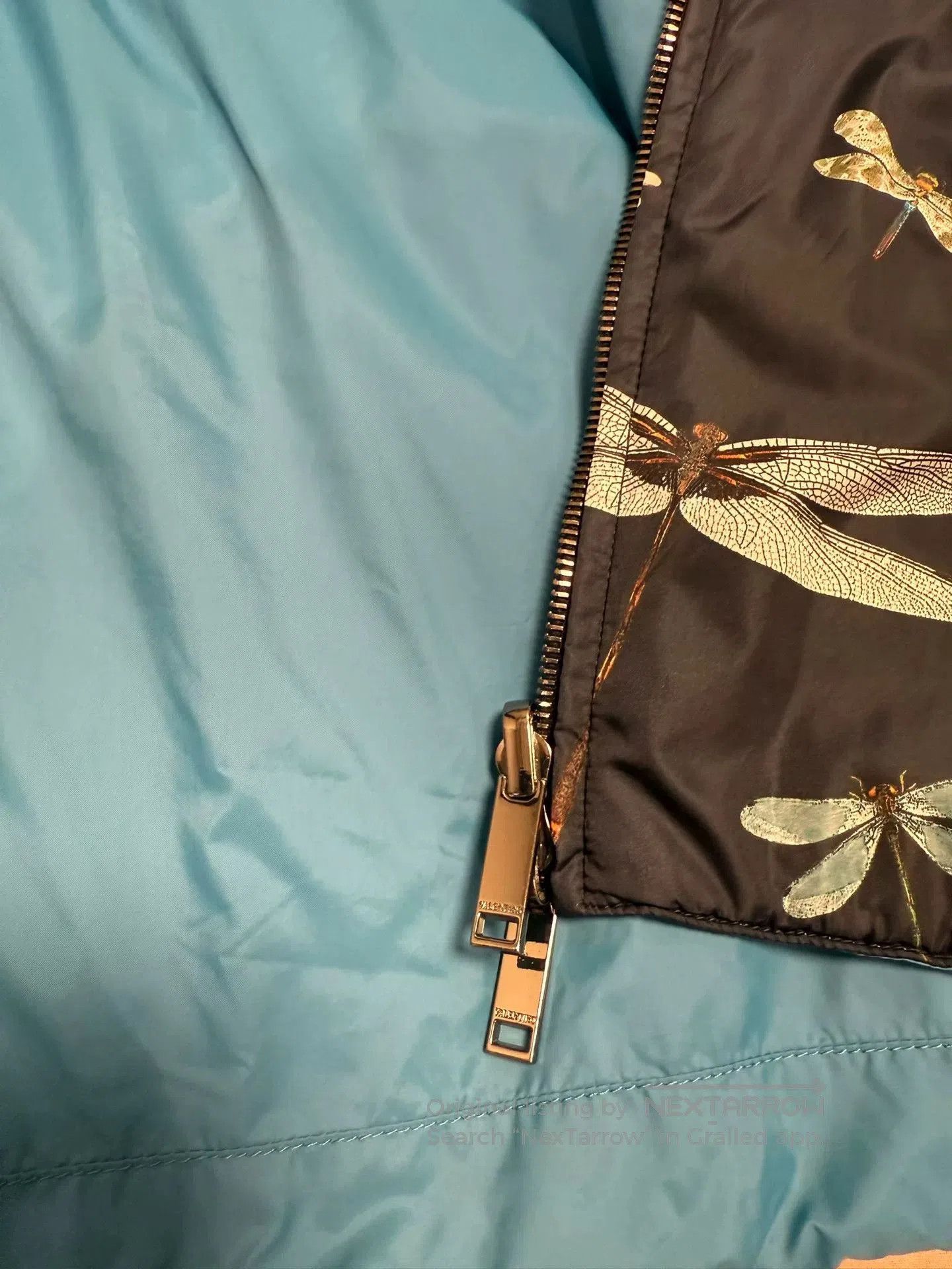 Valentino Valentino Reversible Dragonfly Print Jacket. Size US M / EU 48-50 / 2 - 7 Thumbnail