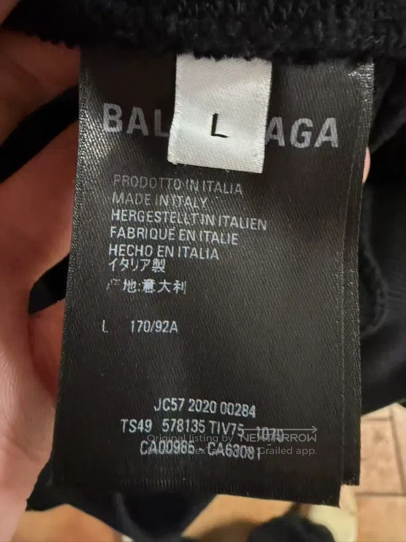 Balenciaga Balenciaga CREW lettered hooded sweater, size L Size US L / EU 52-54 / 3 - 4 Thumbnail