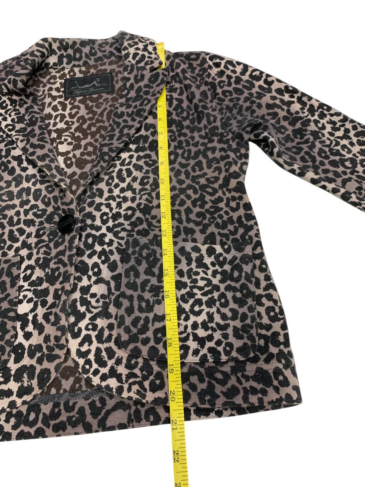 Designer × Hysteric Glamour × Japanese Brand Rare Hysteric Glamour Skull Leopard Cotton Blazer One Button Size S / US 4 / IT 40 - 11 Thumbnail