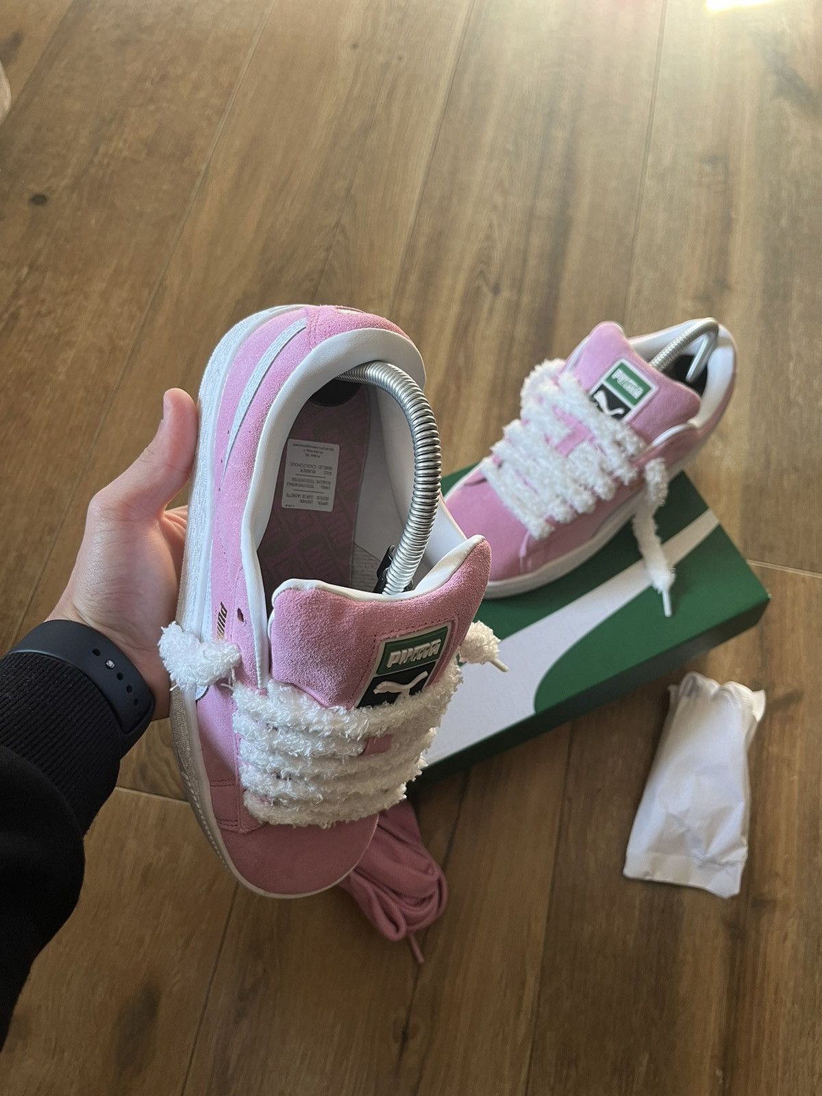 Puma Puma Suede XL Custom Pink Size US 7.5 / IT 37.5 - 2 Thumbnail