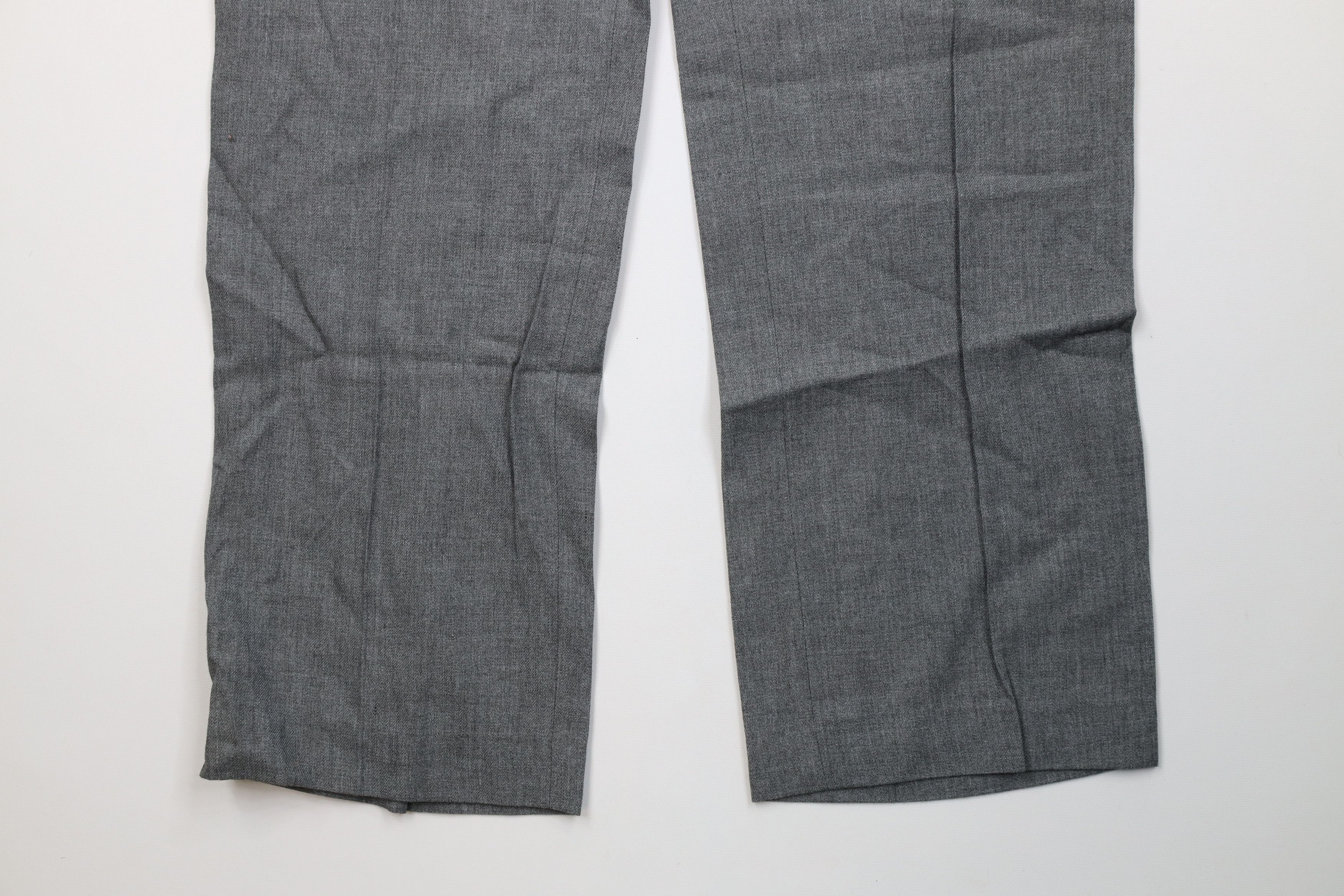 Vintage Vintage 90s Streetwear Wide Leg Chino Pants Heather Gray Size US 34 / EU 50 - 4 Thumbnail