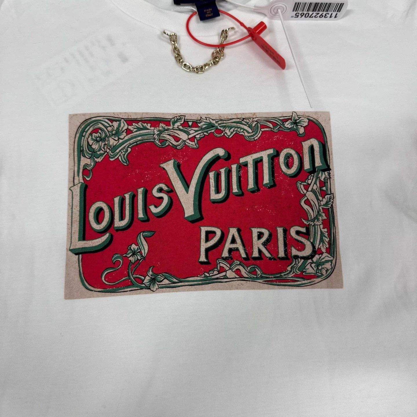Louis Vuitton LV SS M 98 new neck chain big chest logo Size M / US 6-8 / IT 42-44 - 4 Thumbnail