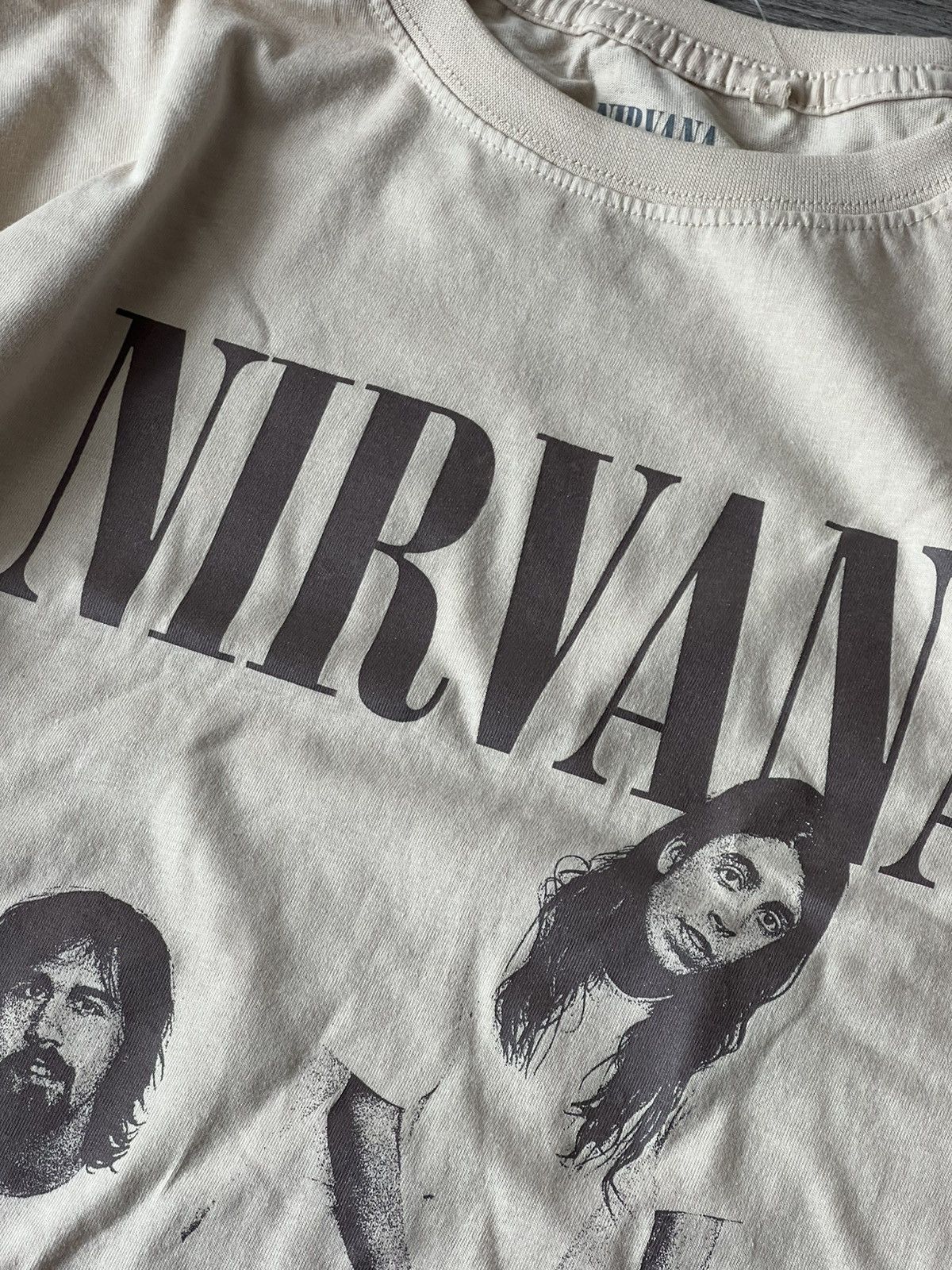 Band Tees × Nirvana ‼️Nirvana Big Logo Band New with Tags Merch Tee‼️ Size US M / EU 48-50 / 2 - 15 Thumbnail