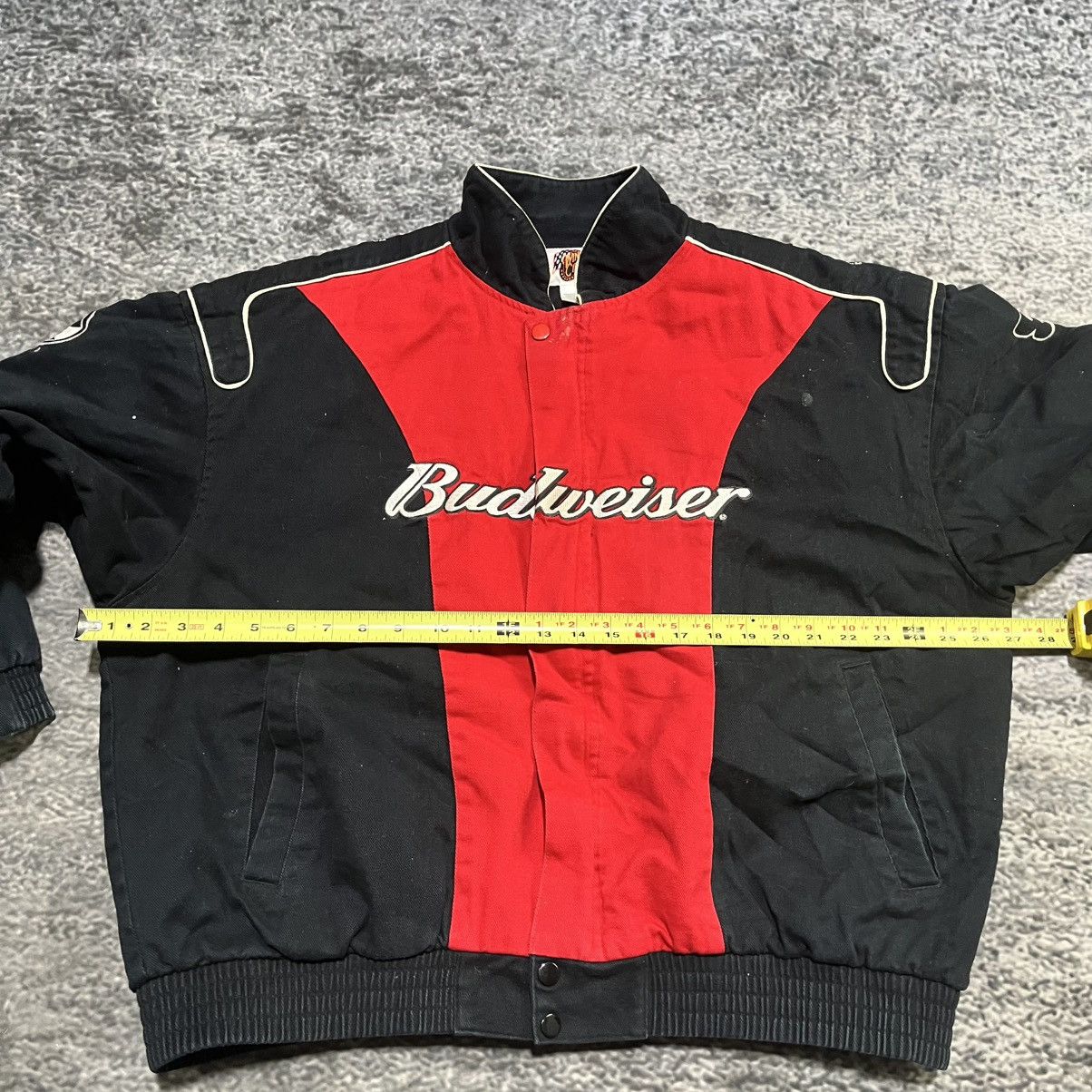 Winners Circle VINTAGE DALE EARNHARDT JR BUDWEISER NASCAR RACING JACKET Size US L / EU 52-54 / 3 - 10 Thumbnail