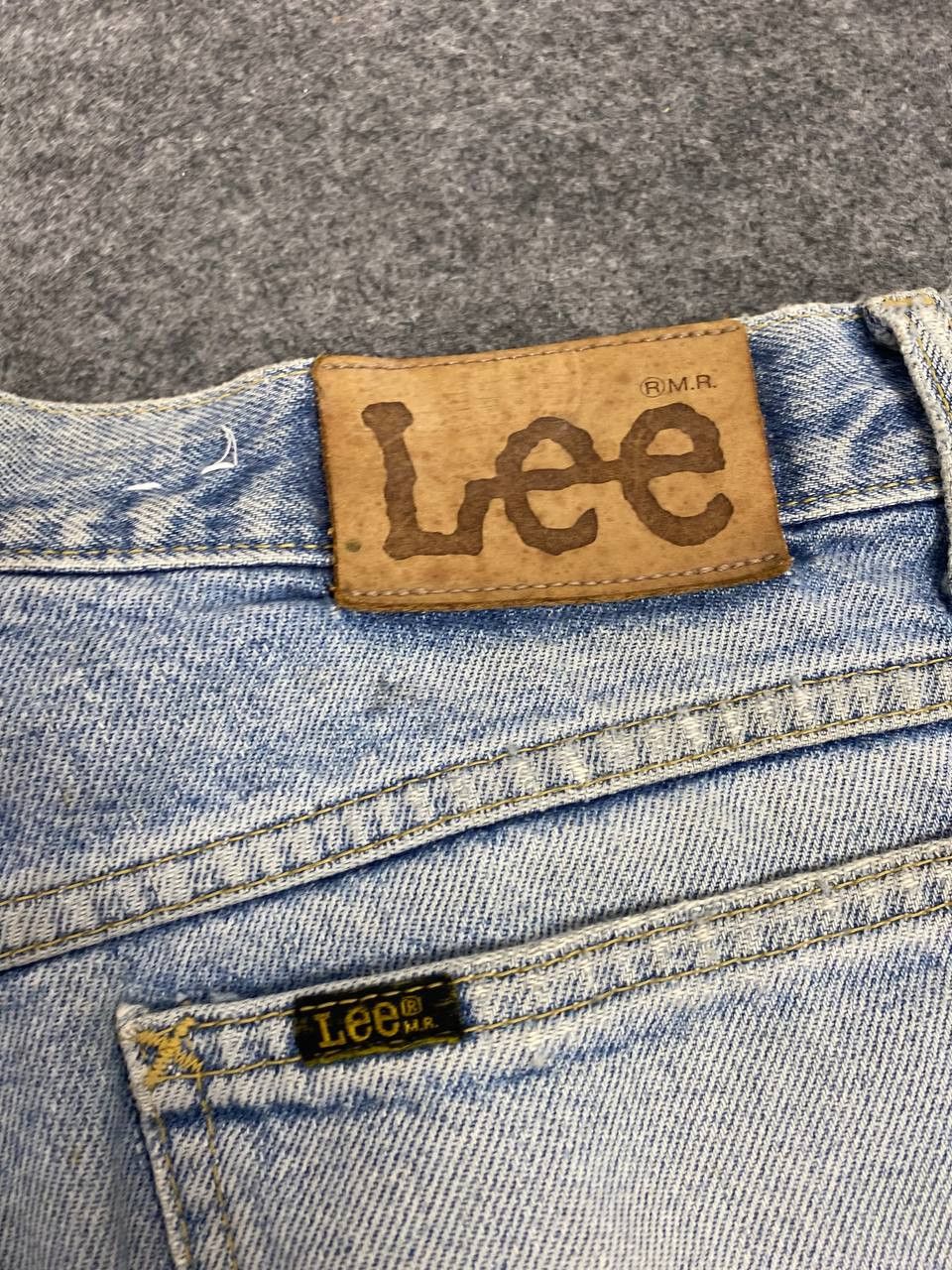 Lee vintage lee riders distressed reworked denim nice design Size US 31 - 8 Thumbnail