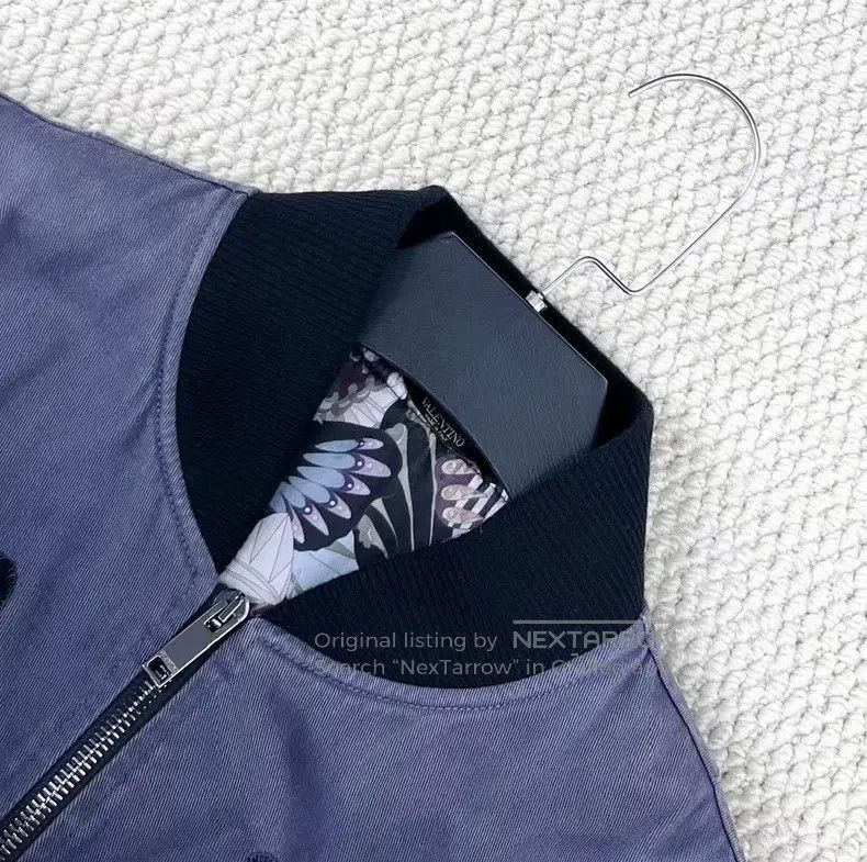 Valentino Valentino Washed gray front and back rework embroidered b Size US M / EU 48-50 / 2 - 3 Thumbnail