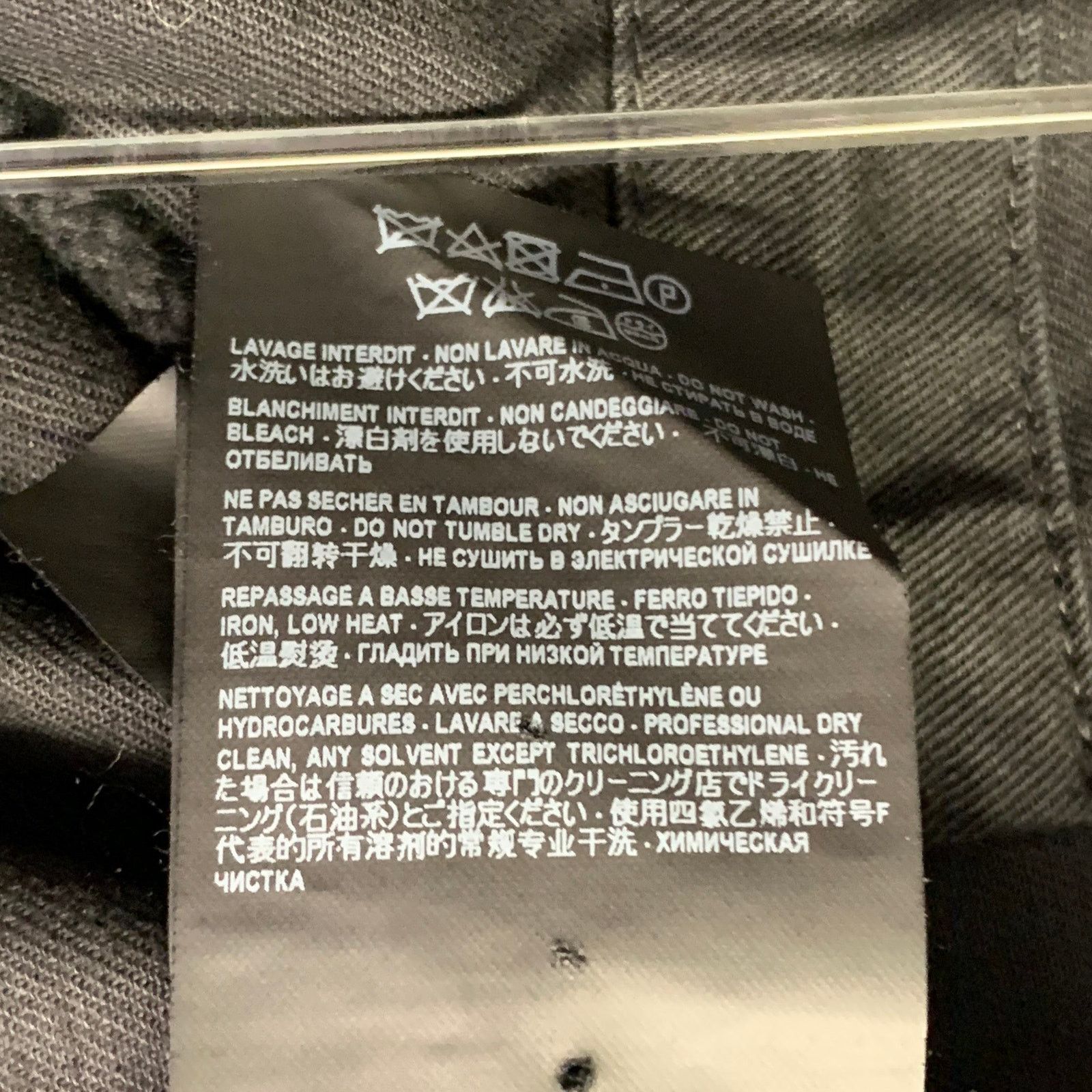Saint Laurent Paris SAINT LAURENT Size 40 Black Studded Cotton Coat Size US L / EU 52-54 / 3 - 9 Thumbnail