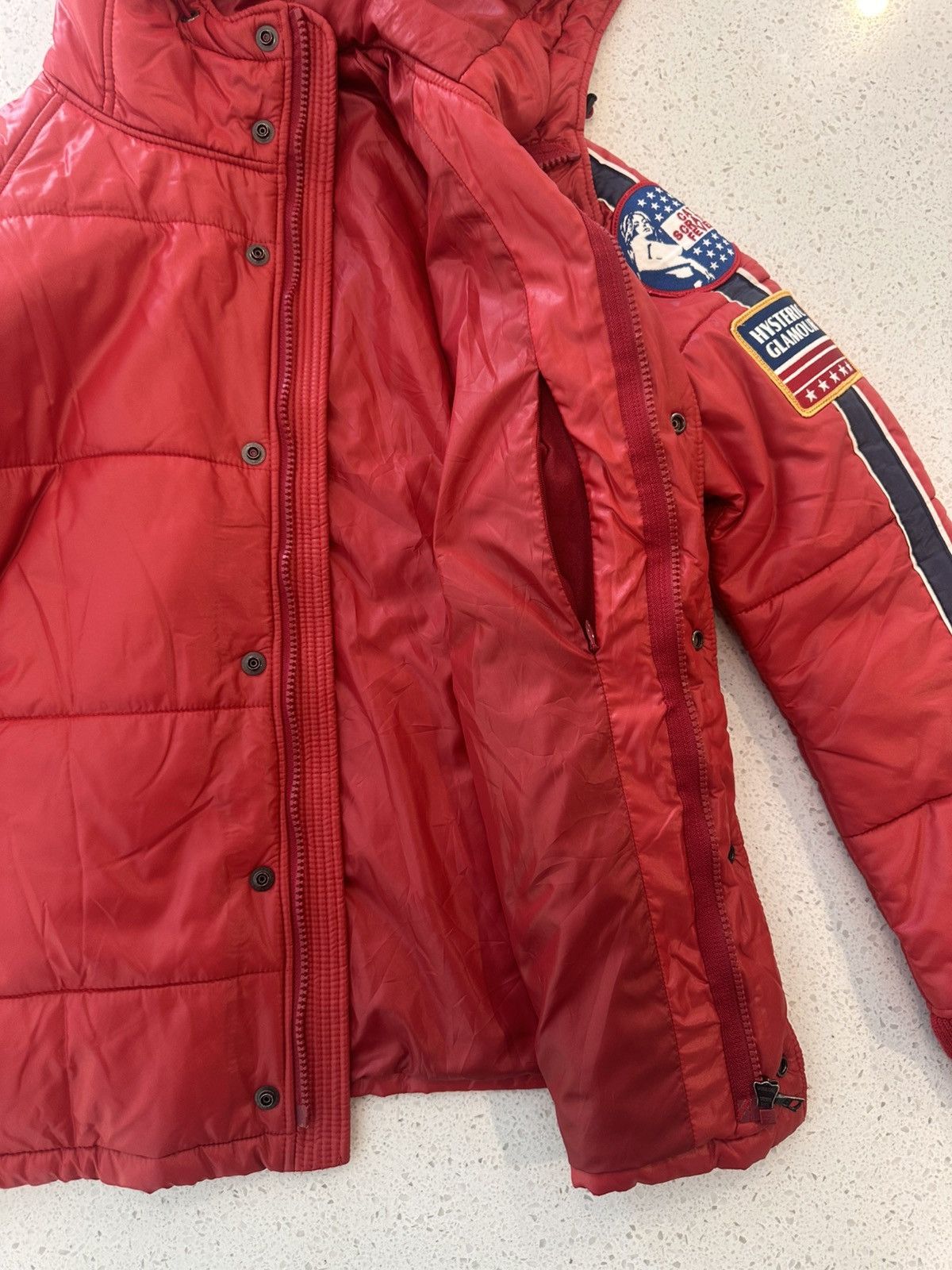 Hysteric Glamour Hysteric Glamour hooded puffer jacket Size ONE SIZE - 5 Thumbnail