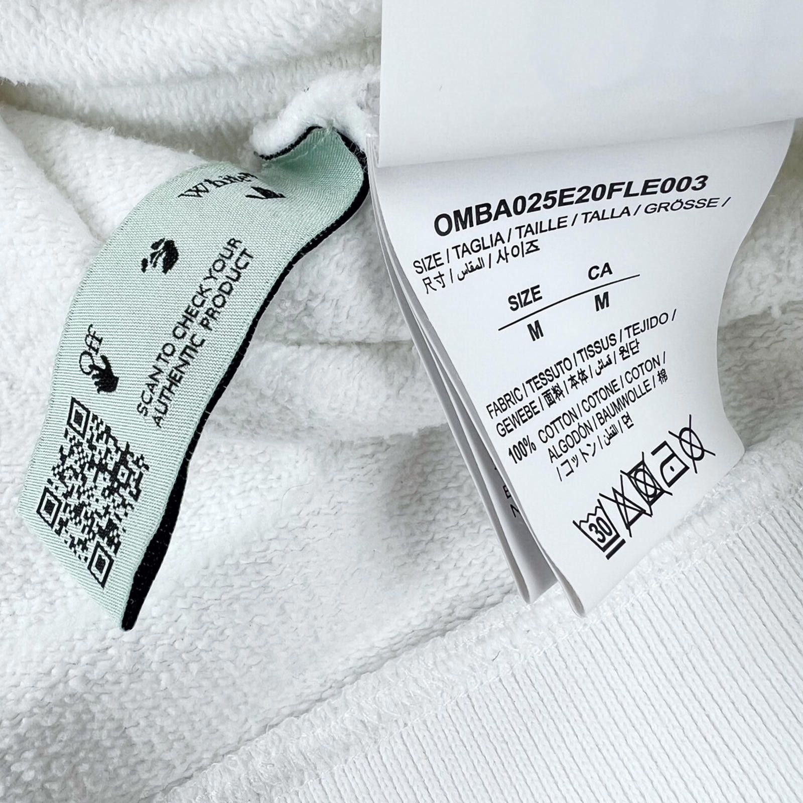 Off-White Off-White Stencil Arrows White Sweatshirt Size US M / EU 48-50 / 2 - 5 Thumbnail