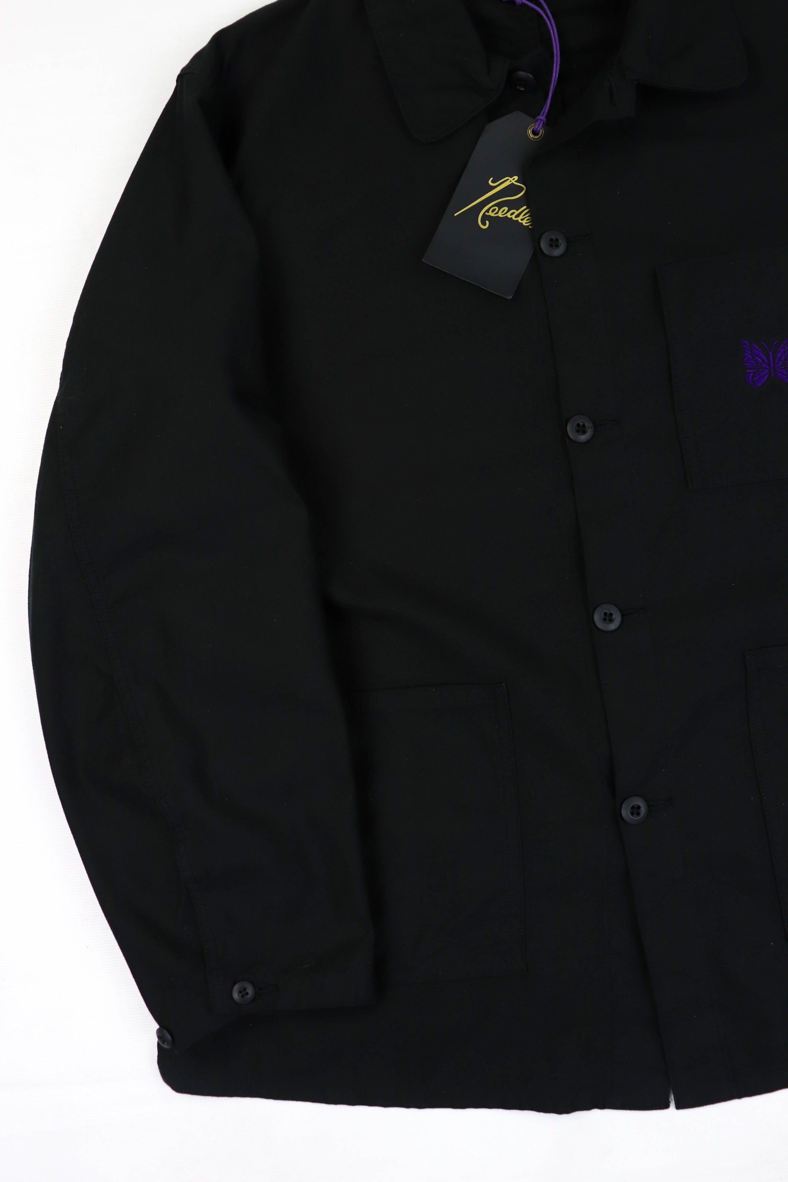 Needles NWT Needles Made in Japan Black Chore Coat Jacket Size US L / EU 52-54 / 3 - 4 Thumbnail