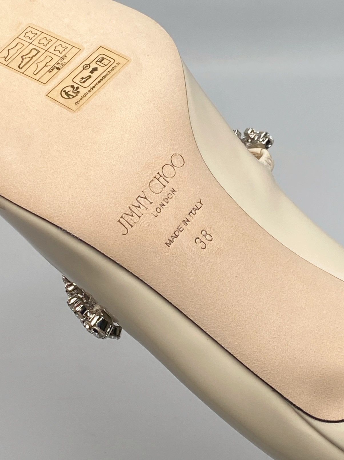 Jimmy Choo Jimmy Choo Bing Patent Crystal-Strap Pumps size 38 Size US 8 / IT 38 - 14 Thumbnail