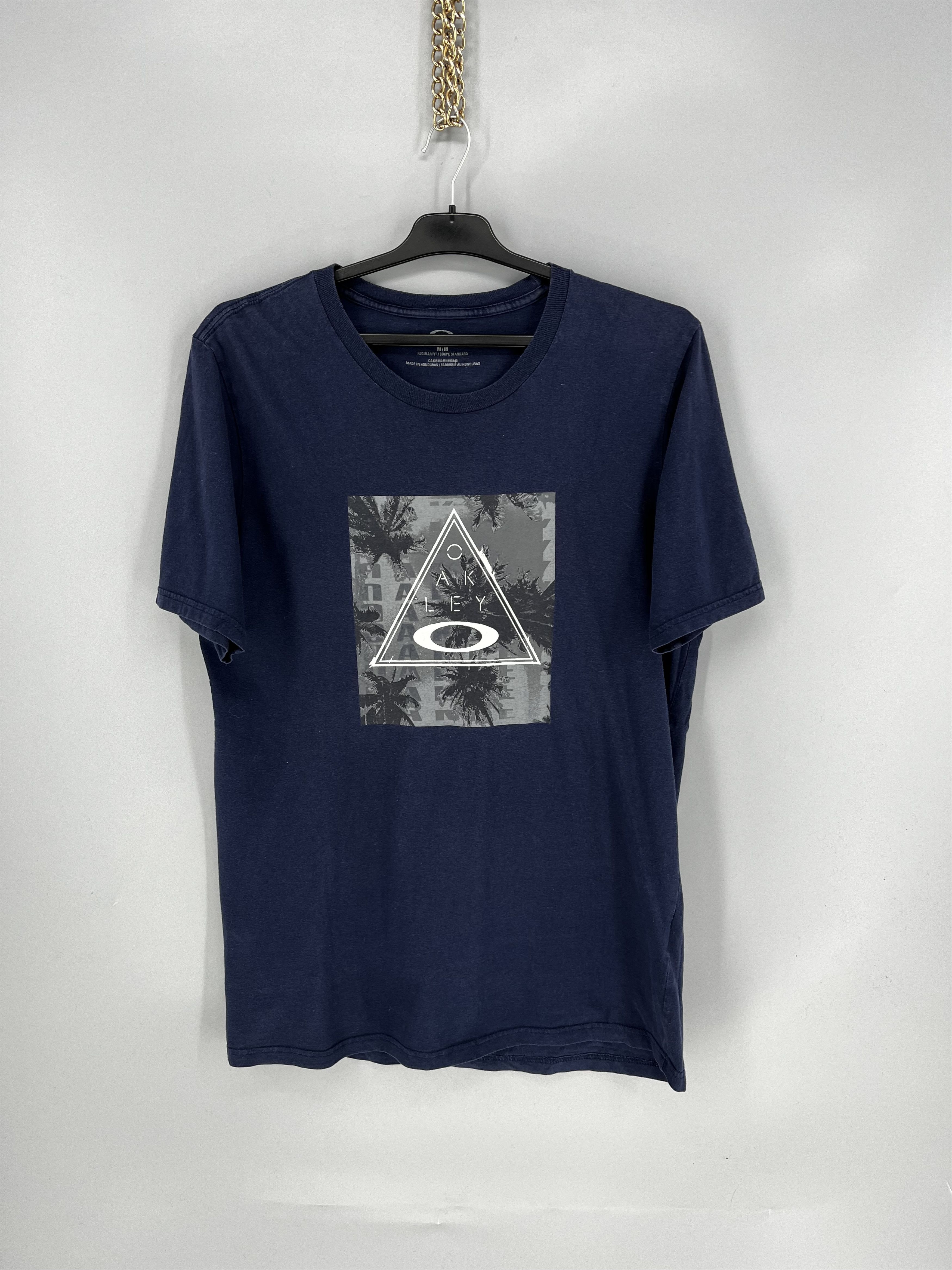 Oakley Oakley Pyramid Palm Tree Shirt Size M Surf Skate Blue Size US M / EU 48-50 / 2 - 1 Thumbnail