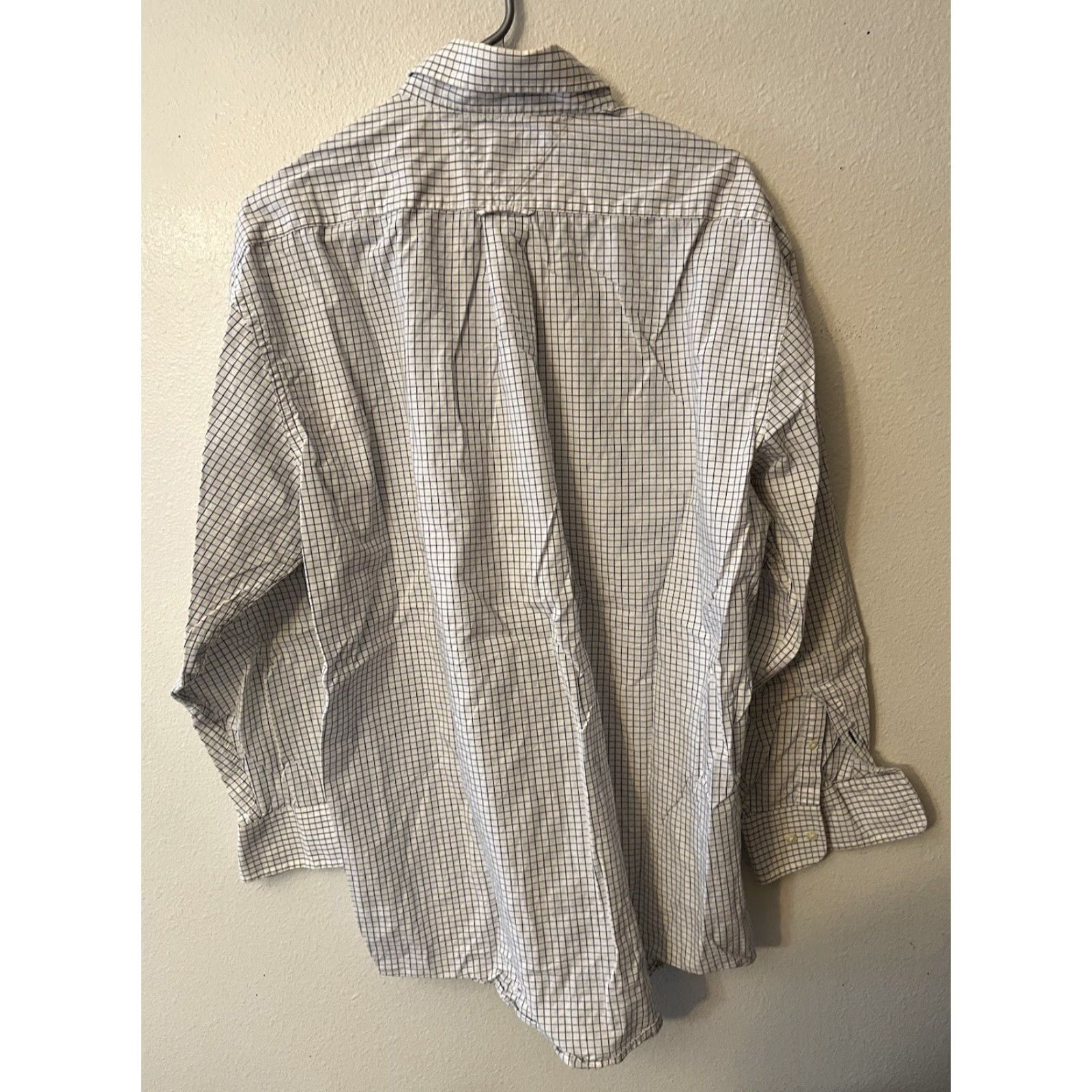 Tommy Hilfiger Tommy Hilfiger Shirt Men Reg Fit Plaid White Gingham Long Sleeve Button Down 16.5 Size US L / EU 52-54 / 3 - 3 Thumbnail