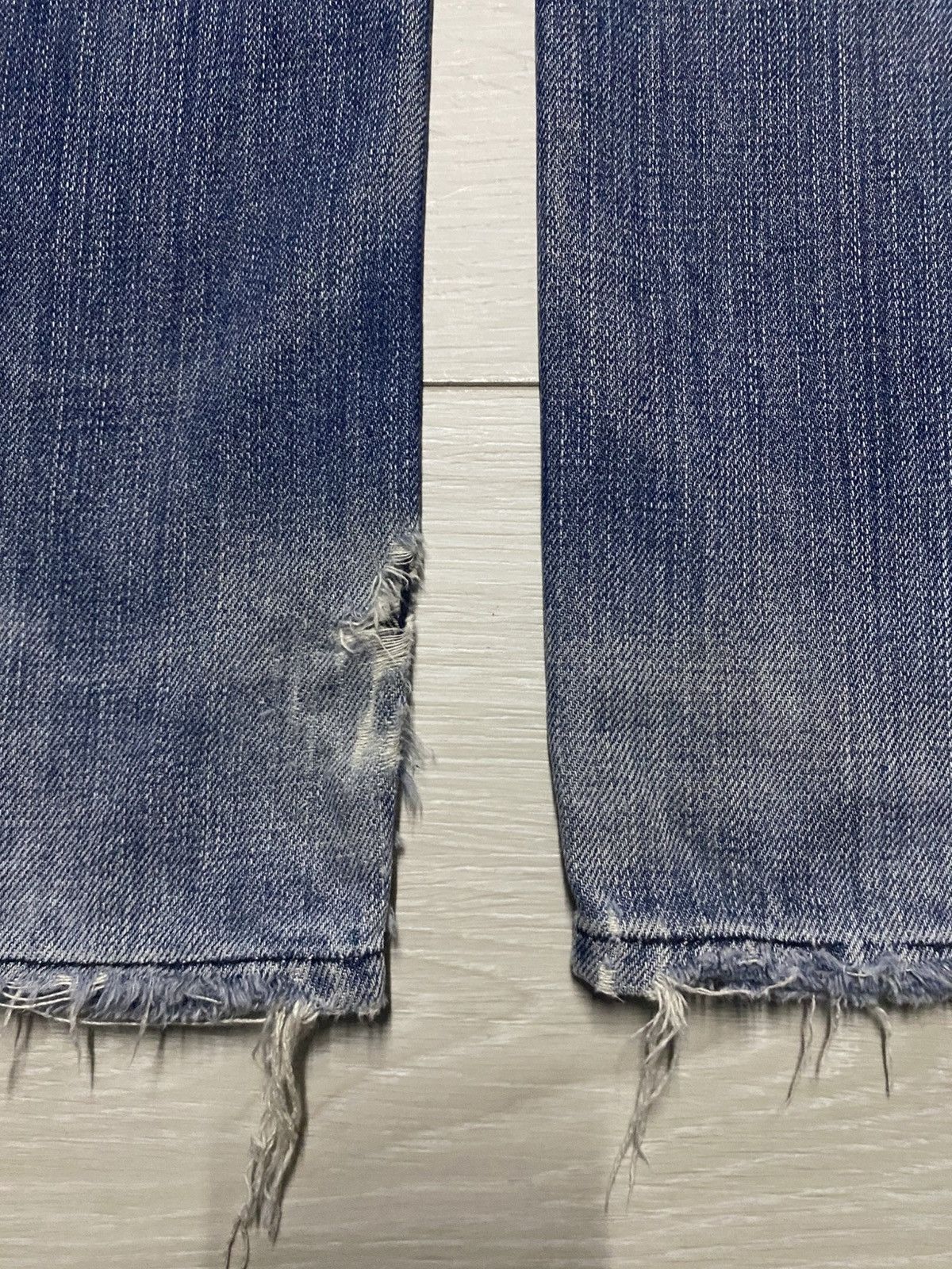 Japanese Brand Vintage Japanese Brand Midas Studd Backpatch Distressed Jean Size US 32 / EU 48 - 14 Thumbnail