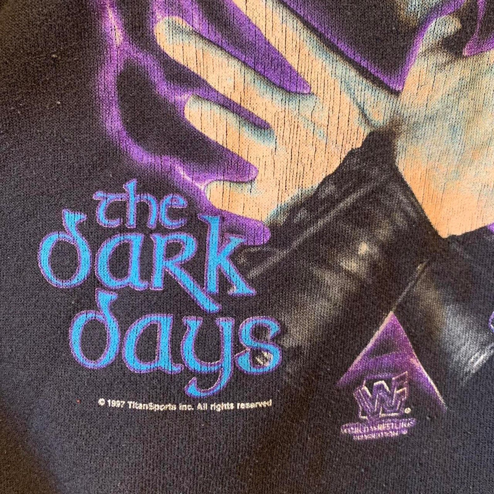 Tultex Vintage 90s Undertaker WWF crewneck Size US L / EU 52-54 / 3 - 6 Thumbnail