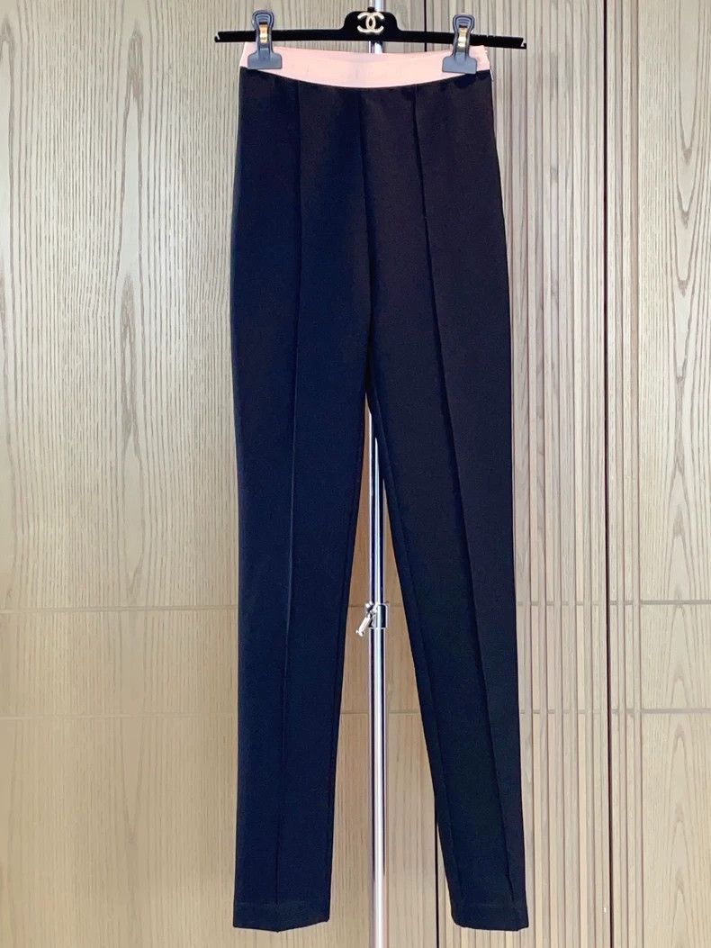 Gucci Gucci Size XXS Black pink letter high waist slim elastic l Size 42" / US 20 - 4 Thumbnail