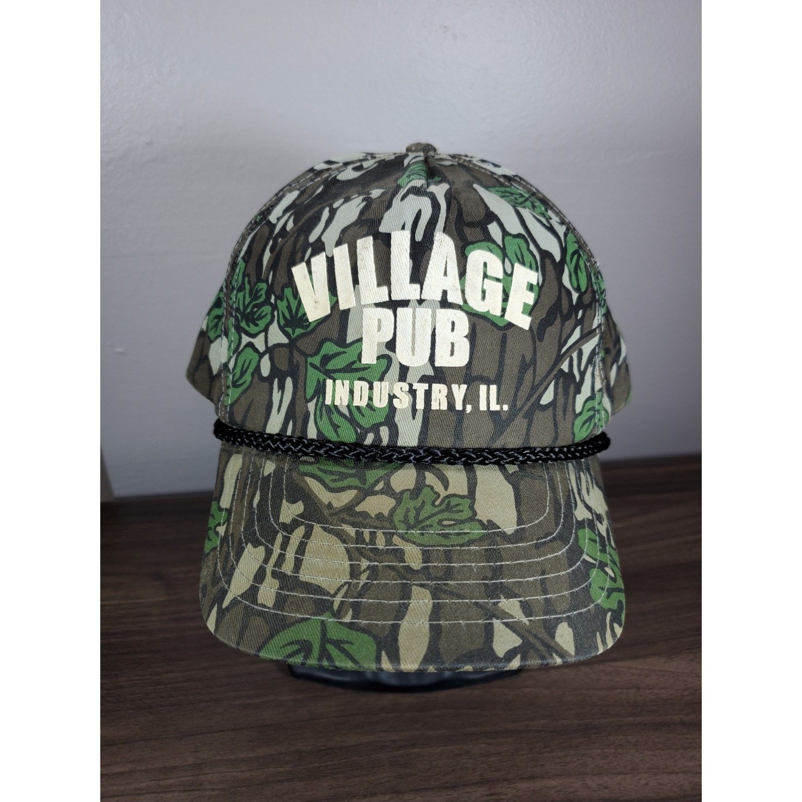 Cobra "Village Pub" Camo Hat Beer Bar Snapback Cap Industry IL Size ONE SIZE - 1 Thumbnail