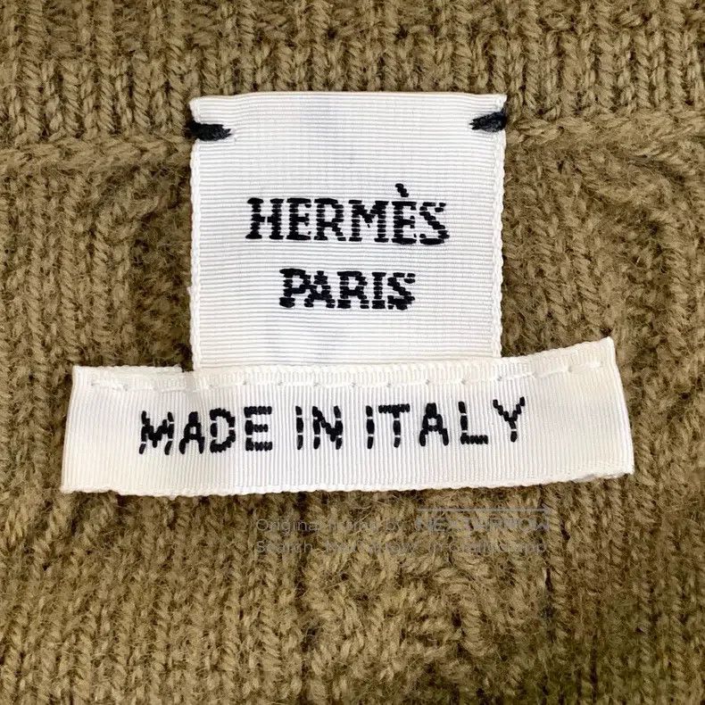 Hermes Hermes Brown Dark Pattern Jacquard Full Print Wool Round N Size XS / US 0-2 / IT 36-38 - 5 Thumbnail