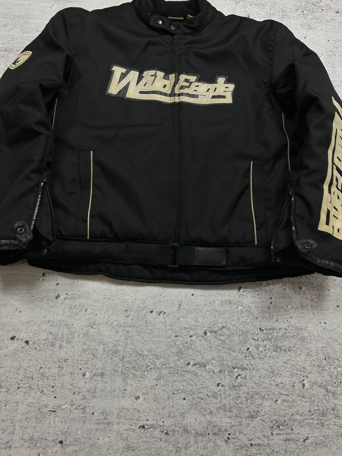 Vintage 🔥VINTAGE WILD EAGLE MOTO RACING JACKET 90S NASCAR🔥 Size US XL / EU 56 / 4 - 6 Thumbnail