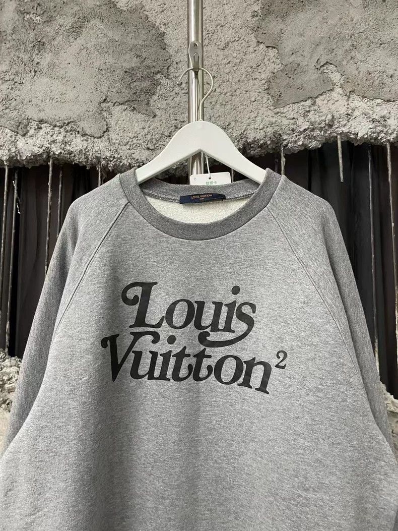 Louis Vuitton Louis Vuitton Nigo Quadratic Printed Sweatshirt Size US L / EU 52-54 / 3 - 3 Thumbnail