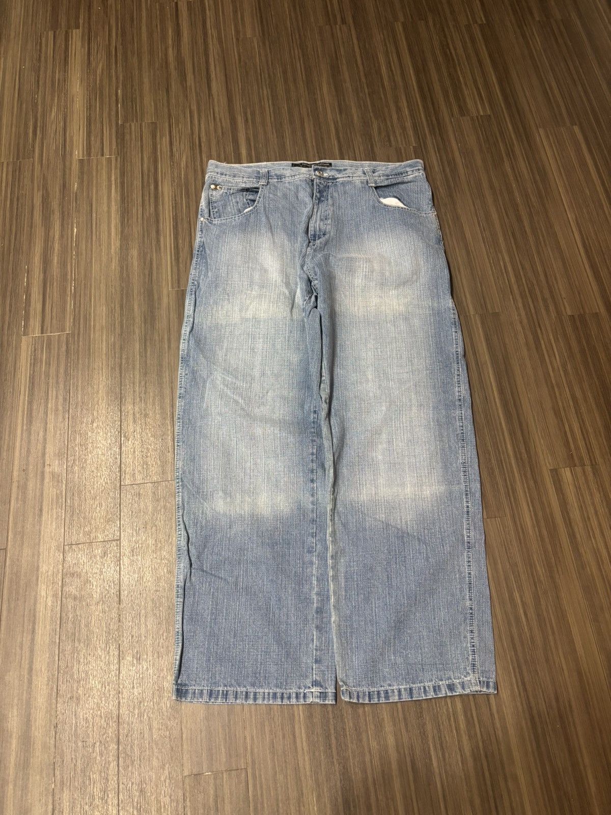 Southpole Y2K baggy Southpole jeans 40x34 wide-leg blue stone wash Size US 40 / EU 56 - 2 Thumbnail