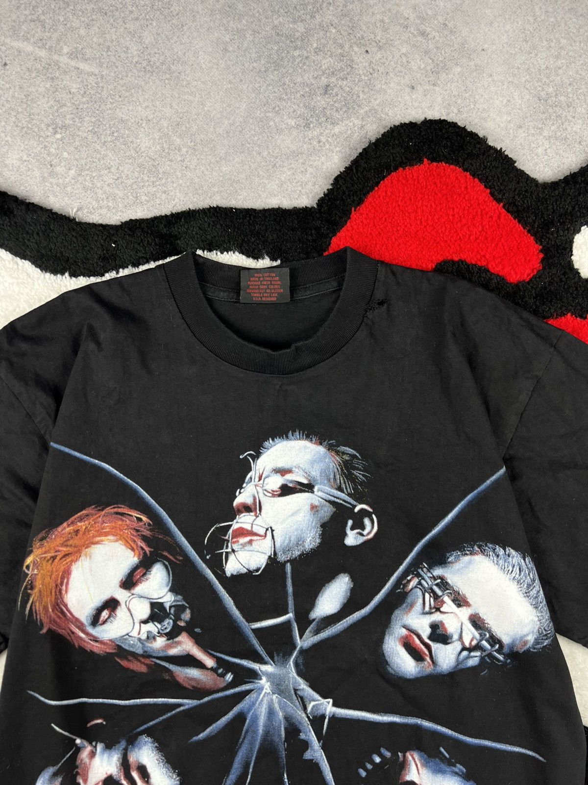 Band Tees Vintage Rammstein Sehnsucht 90s Tour Vetements Style Y2K Tee Size US M / EU 48-50 / 2 - 4 Thumbnail