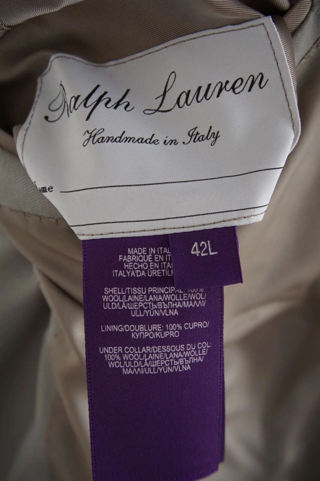Ralph Lauren Purple Label NWT Ralph Lauren Purple Label Single Breasted Suit Grey Size 40R - 9 Thumbnail