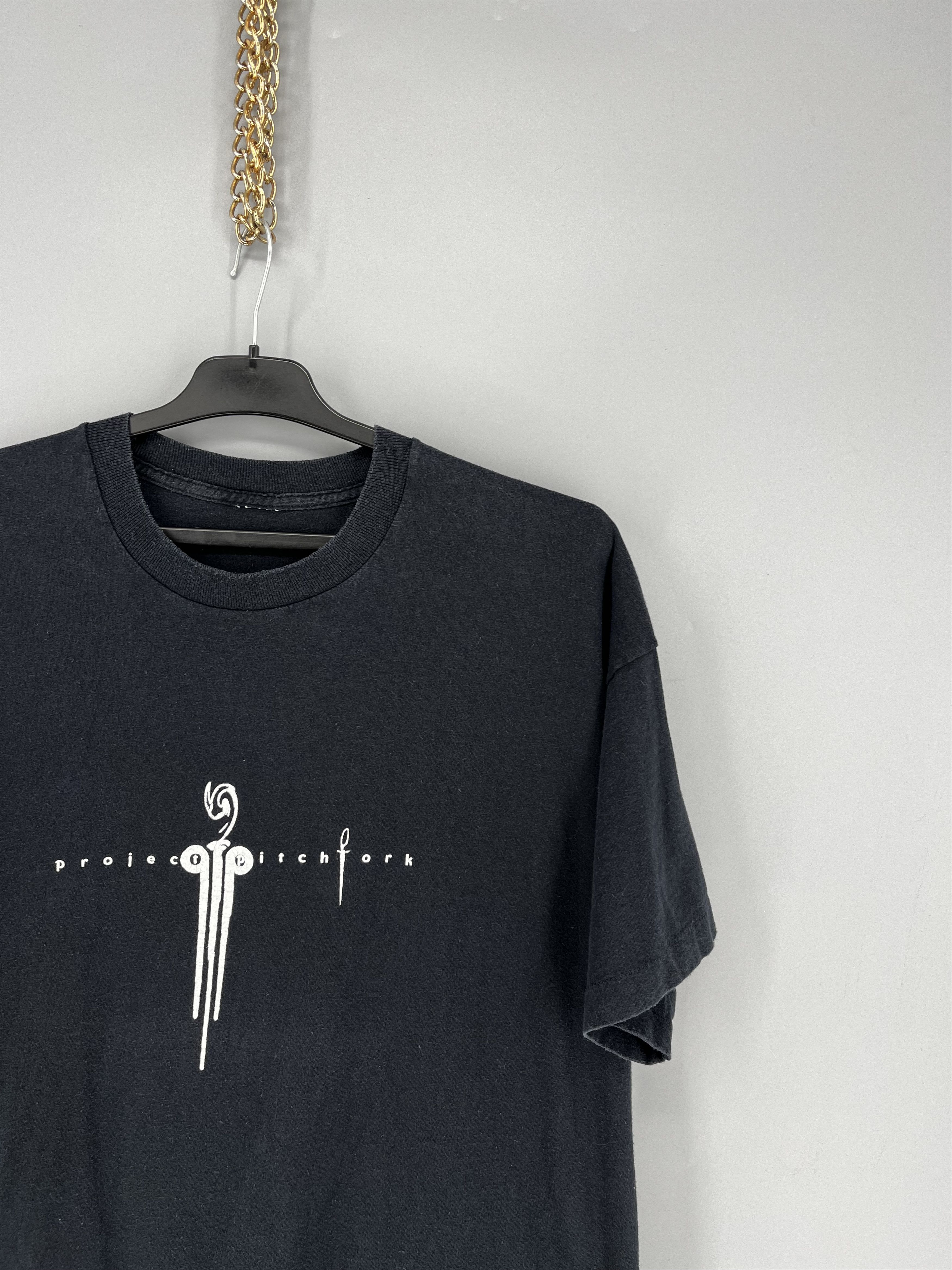 Band Tees VTG PROJECT PITCHFORK 90s T SHIRT XL GOTHIC RARE PREOWNED Size US XL / EU 56 / 4 - 5 Thumbnail