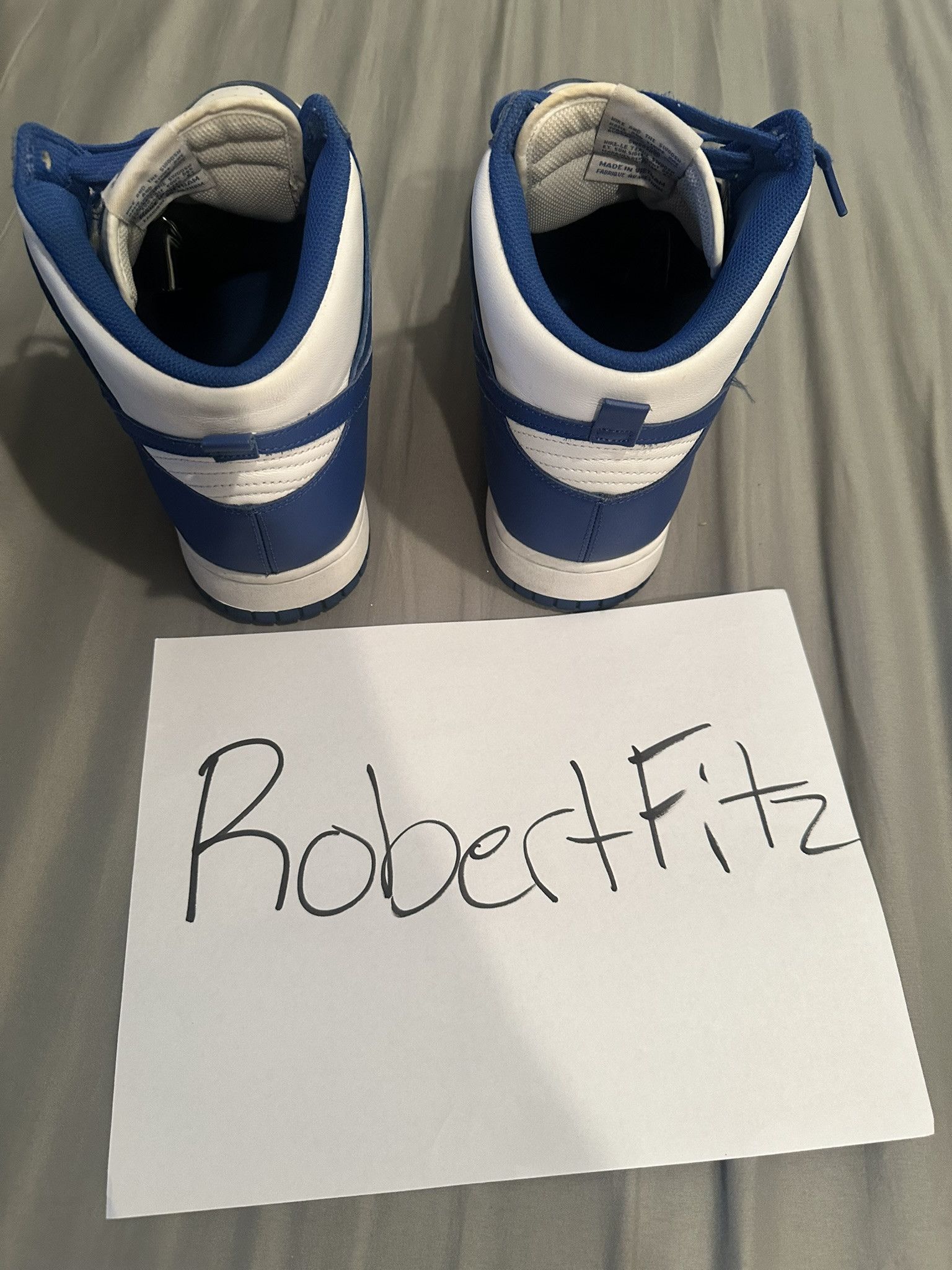 Jordan Brand Size 14 - Nike Dunk High Game Royal 2021 Size US 14 / EU 47 - 3 Thumbnail