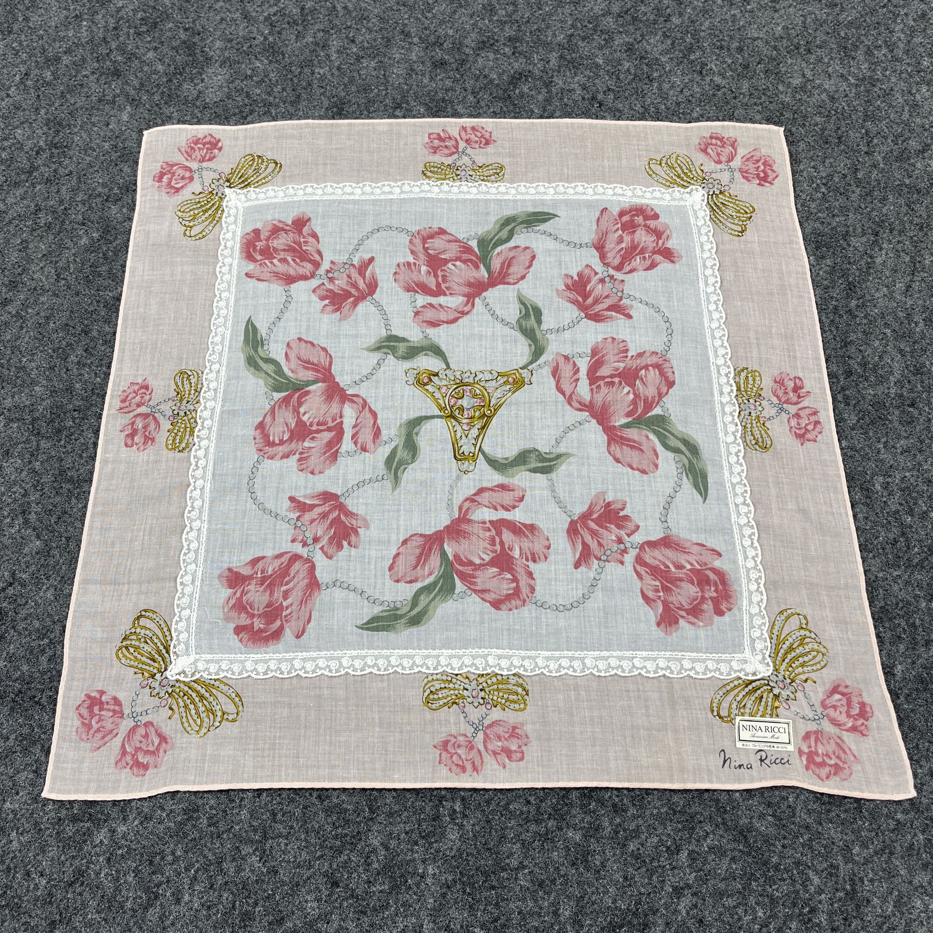 Nina Ricci Nina Ricci Handkerchief / Bandana / Neckerchief B279 Size ONE SIZE - 10 Thumbnail