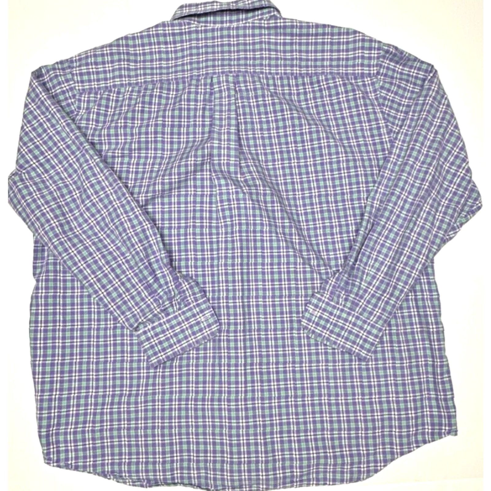 Vineyard Vines Vineyard Vines The Whale Shirt Long Sleeve Button-Down Purple Mens XL Pattern Plaid Button-Up Casual Size US XL / EU 56 / 4 - 3 Thumbnail