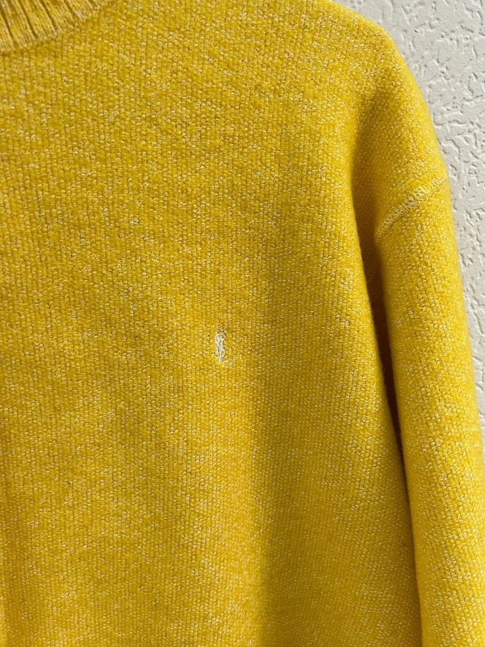 Vintage × Yves Saint Laurent Vintage Yves Saint Laurent Pour Homme Wool Knitted Sweater Size XXL / US 16-18 / IT 52-54 - 2 Thumbnail