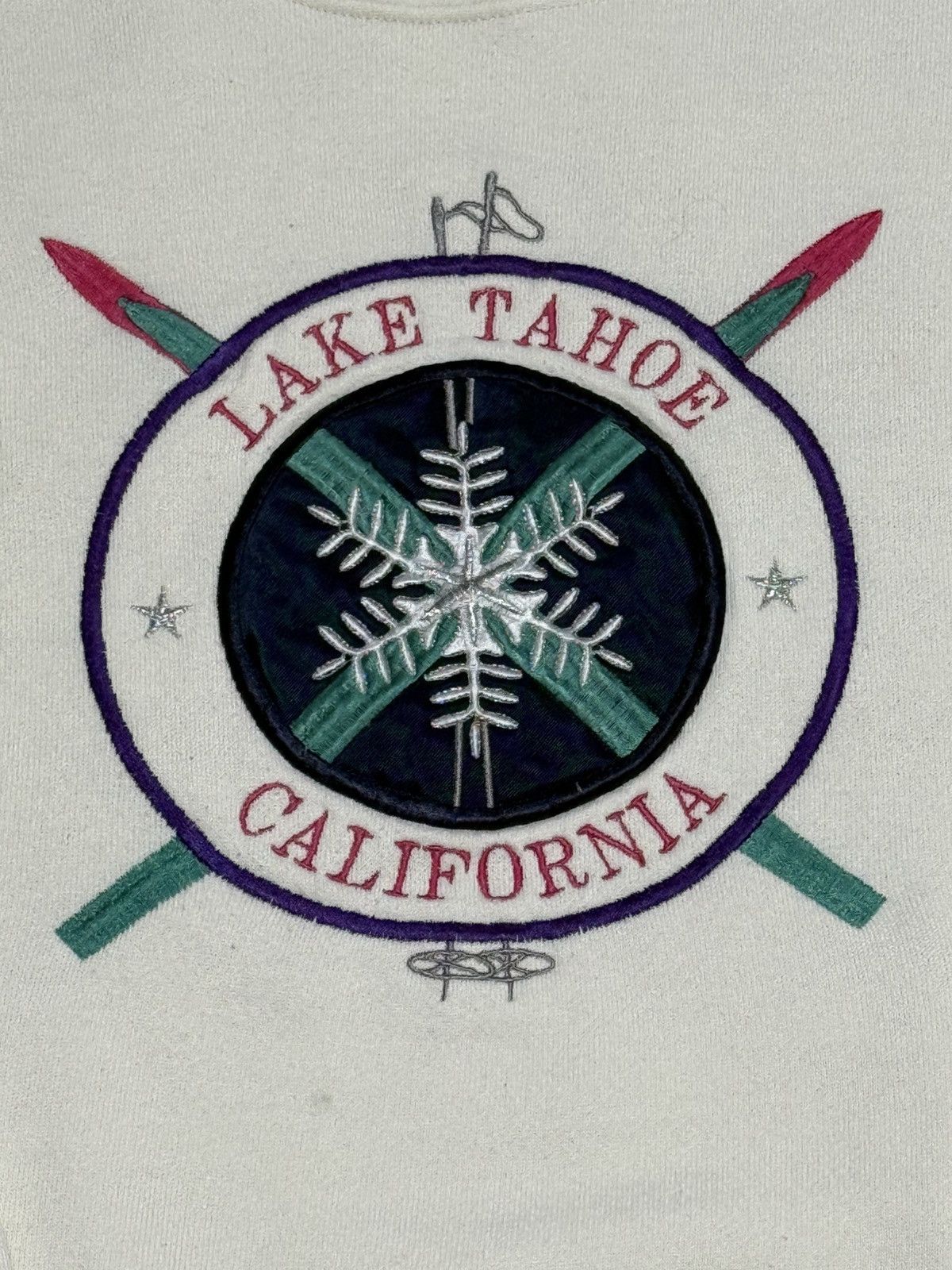 Vintage Vintage Lake Tahoe California Ski Crewneck Sweatshirt Size US XL / EU 56 / 4 - 2 Thumbnail