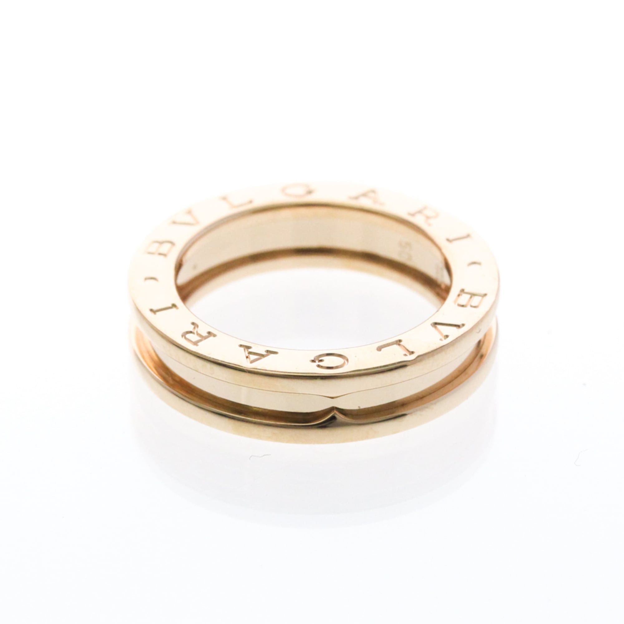 Bvlgari Bvlgari B.zero1 XS Gold Fashion No Stone Band Ring Pink Gold Size ONE SIZE - 1 Thumbnail