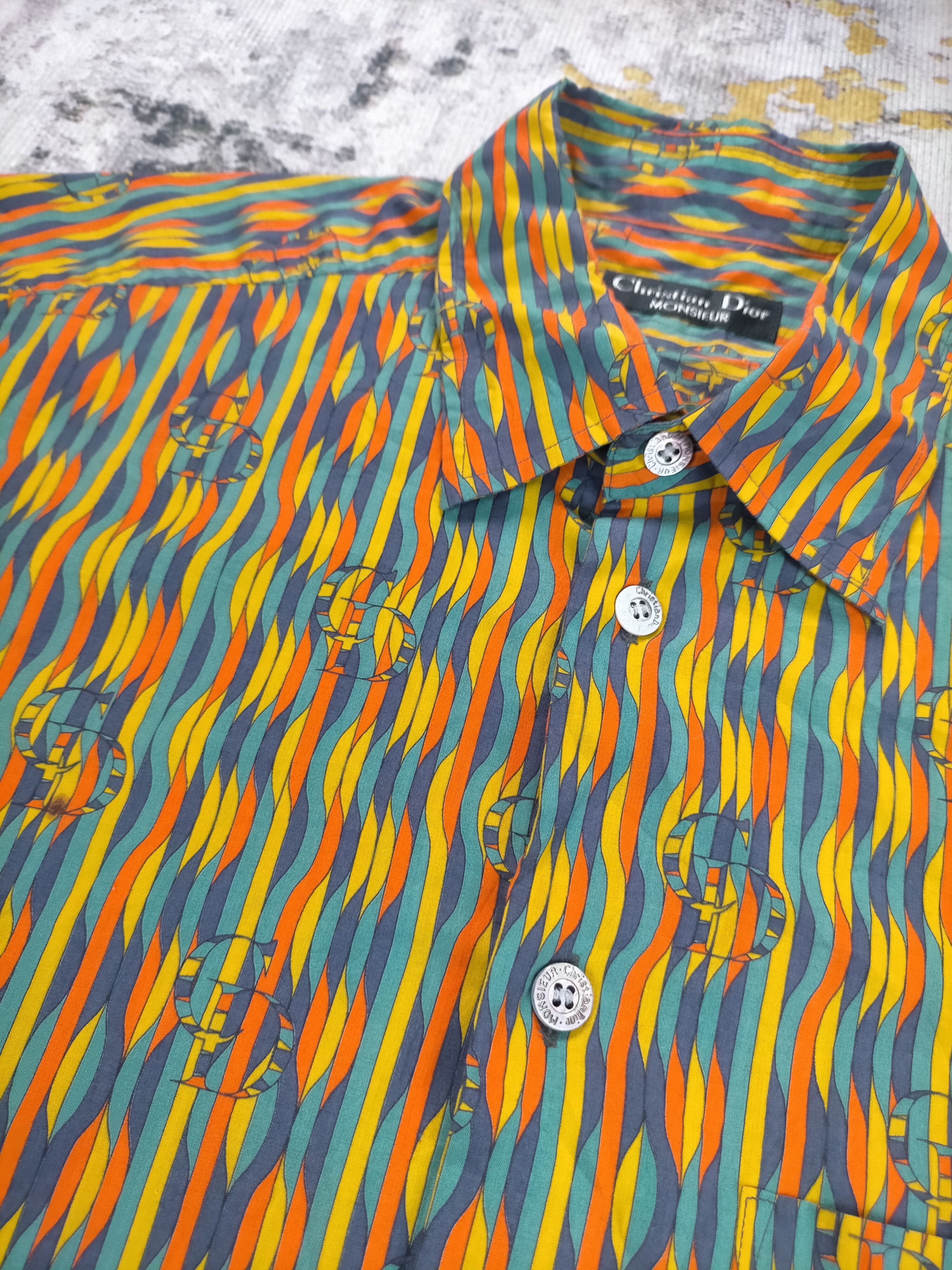 Christian Dior Monsieur Vintage 90s Christian Dior Monsieur Silk Shirt Size US L / EU 52-54 / 3 - 1 Thumbnail