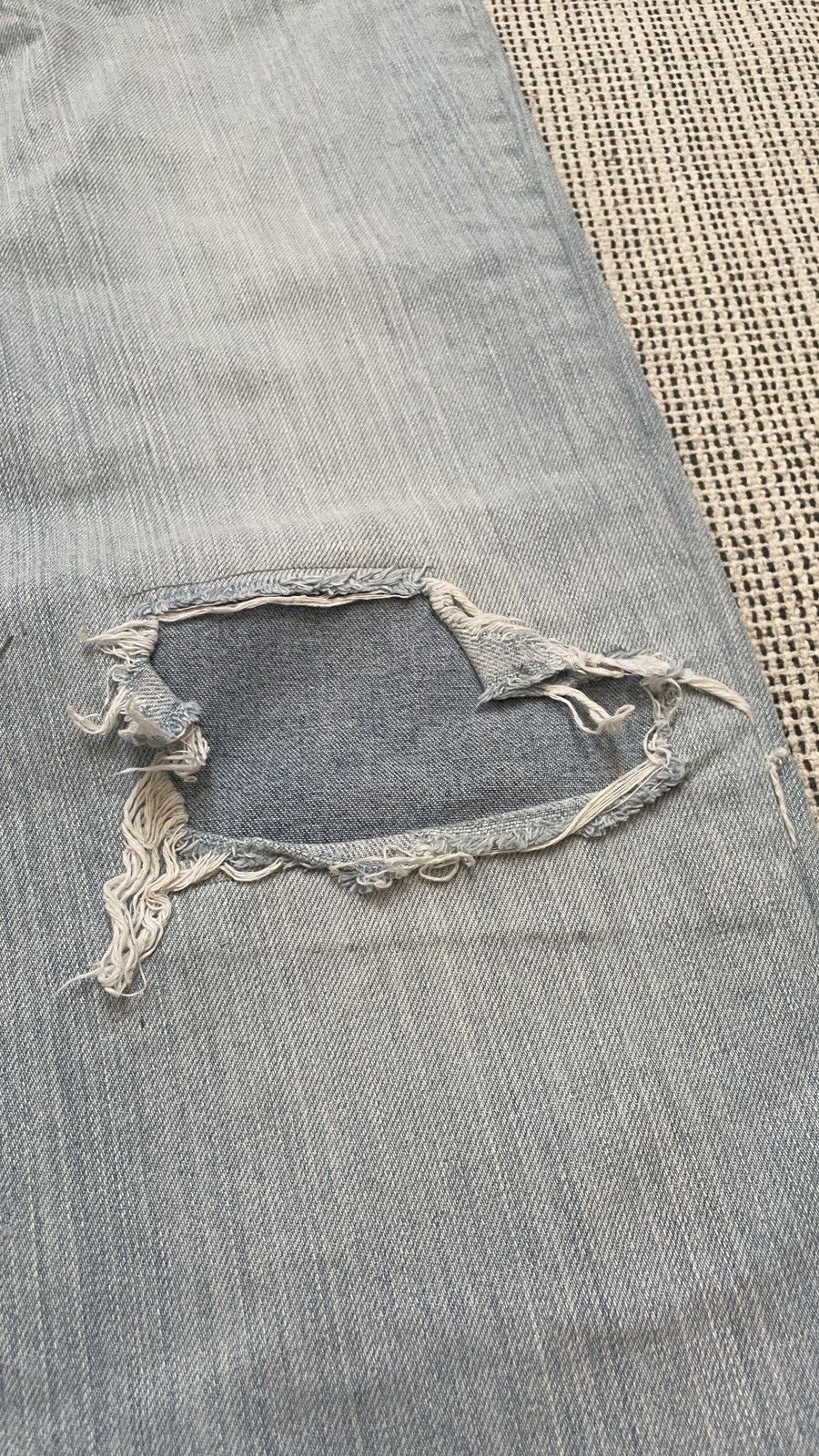 Roberto Cavalli JUST ROBERTO CAVALLI DISTRESSED VINTAGE DESIGN DENIM JEANS Size US 34 / EU 50 - 10 Thumbnail