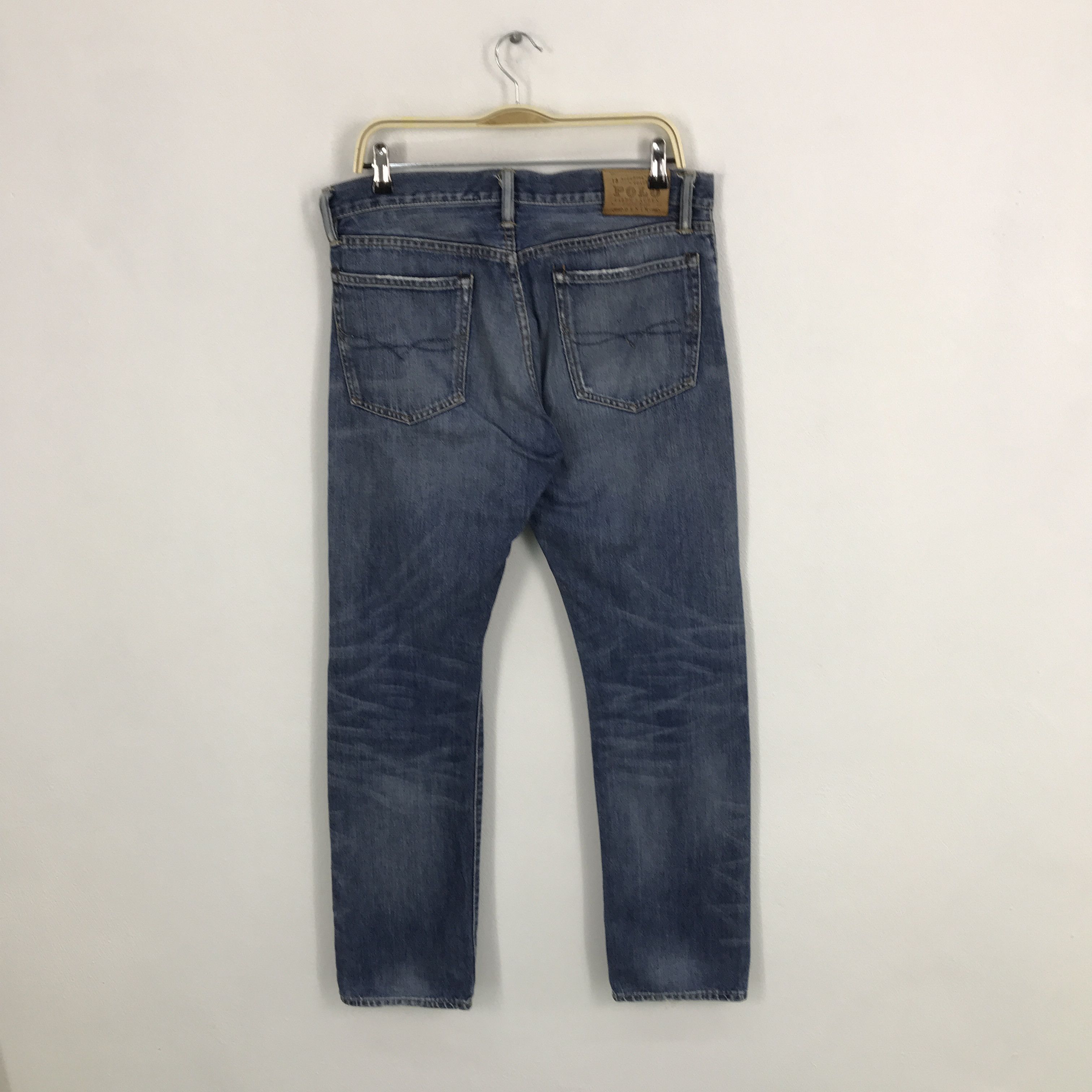 Polo Ralph Lauren Vtg Polo ralph lauren distressed light Denim jeans Size US 32 / EU 48 - 2 Thumbnail