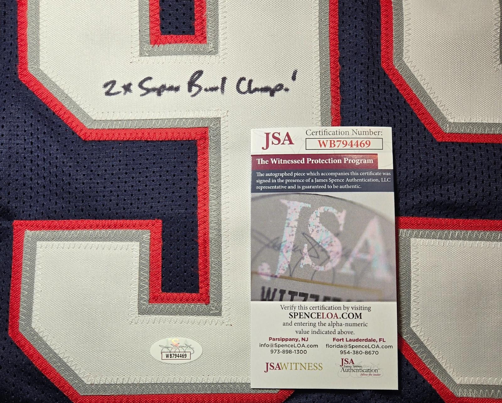 Other Tully Banta-Cain Autographed Football Jersey JSA coa (XL) Size ONE SIZE - 4 Thumbnail