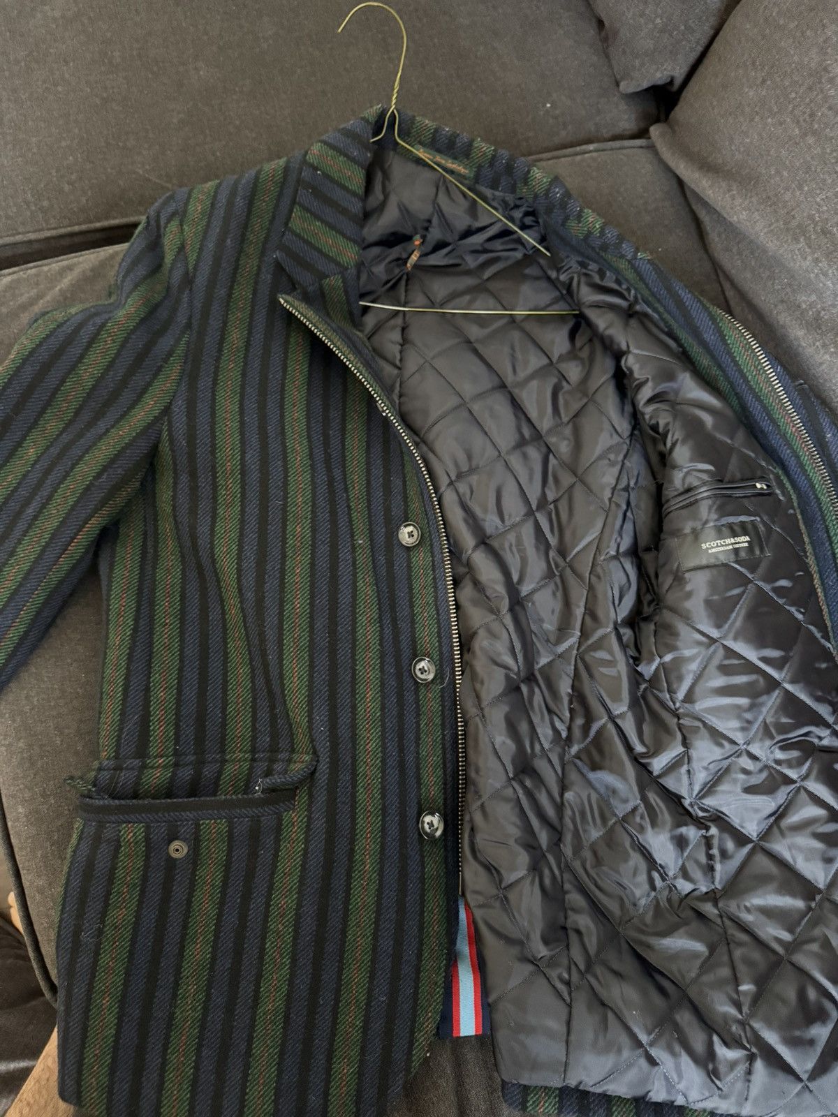 Scotch & Soda Savoir Faire Tweed Jacket Size US M / EU 48-50 / 2 - 2 Thumbnail