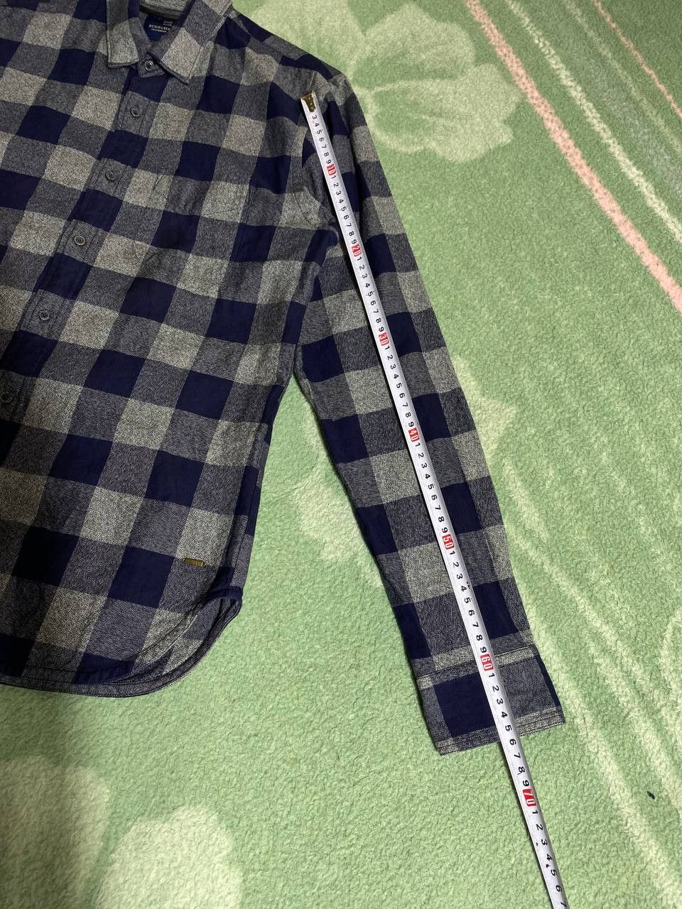 Scotch & Soda Men’s Shirt Scotch&Soda Sun Faded Shirt Checkered Flannel🔥 Size US M / EU 48-50 / 2 - 11 Thumbnail