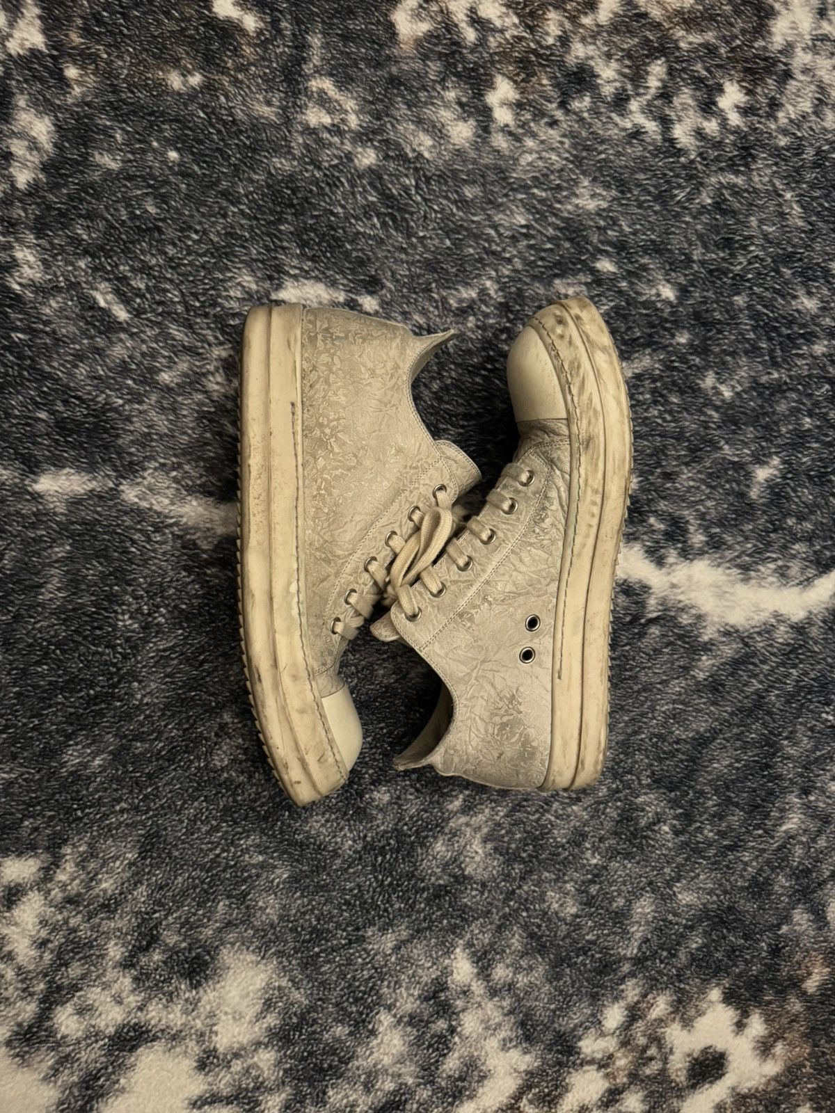 Rick Owens Rick owens ramones low Size US 8 / EU 41 - 4 Thumbnail