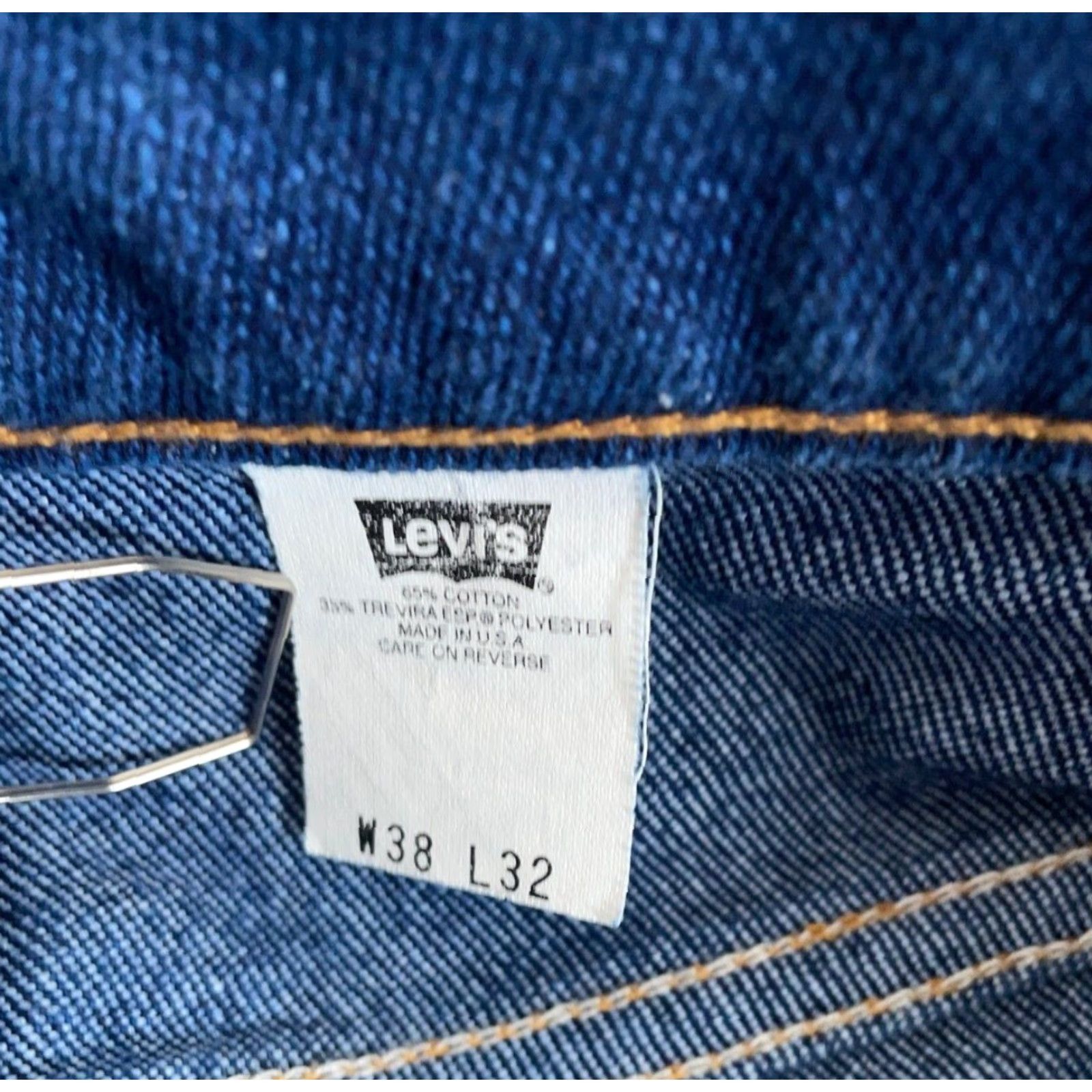 Levi's VINTAGE Levi's Black Tab 517 Jeans Men 36 x 31 Blue 90s Size US 36 / EU 52 - 3 Thumbnail