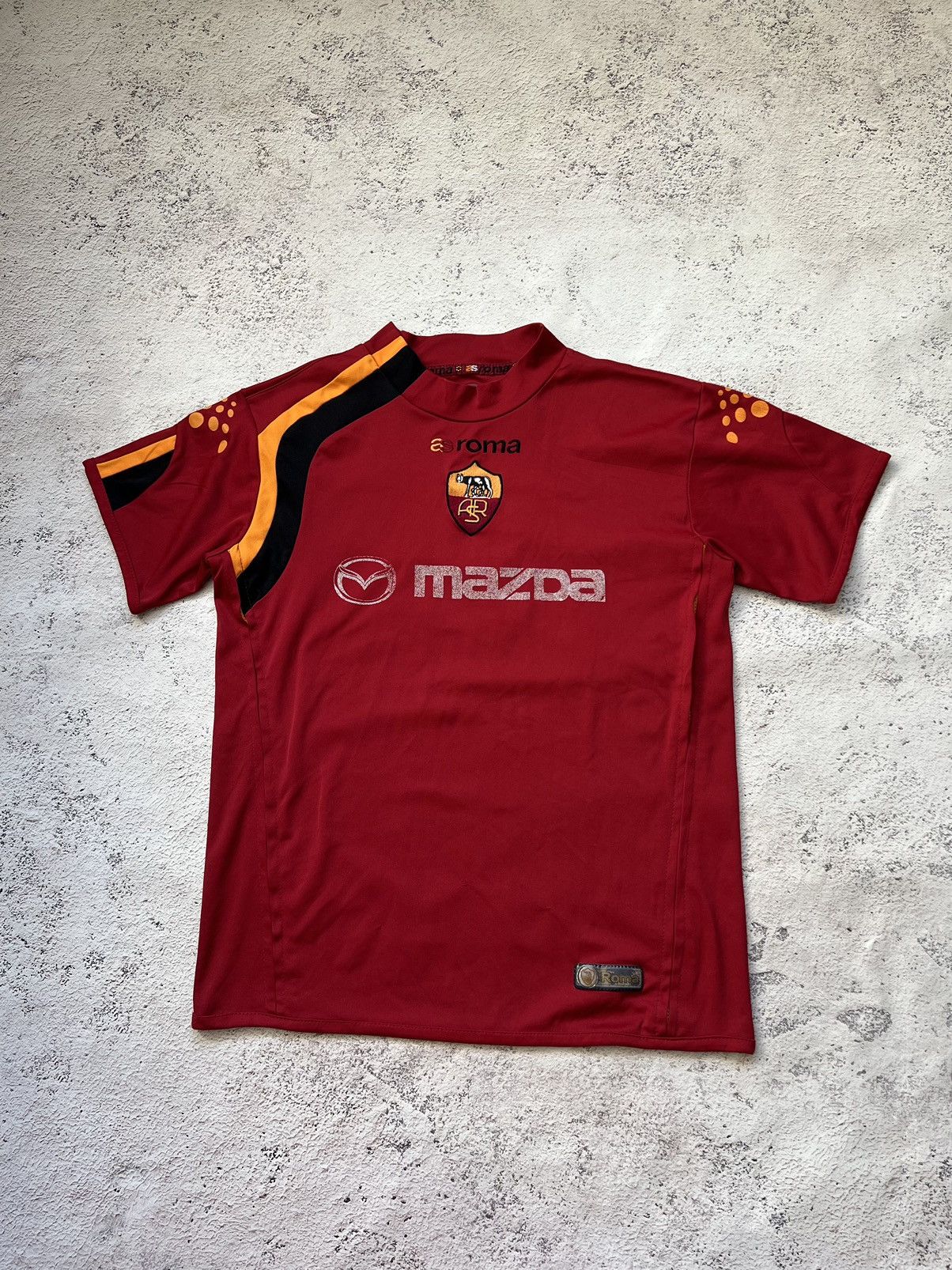 Vintage #10 TOTTI🔥 Jersey Retro AS ROMA 90s Football Soccer Size US S / EU 44-46 / 1 - 2 Thumbnail